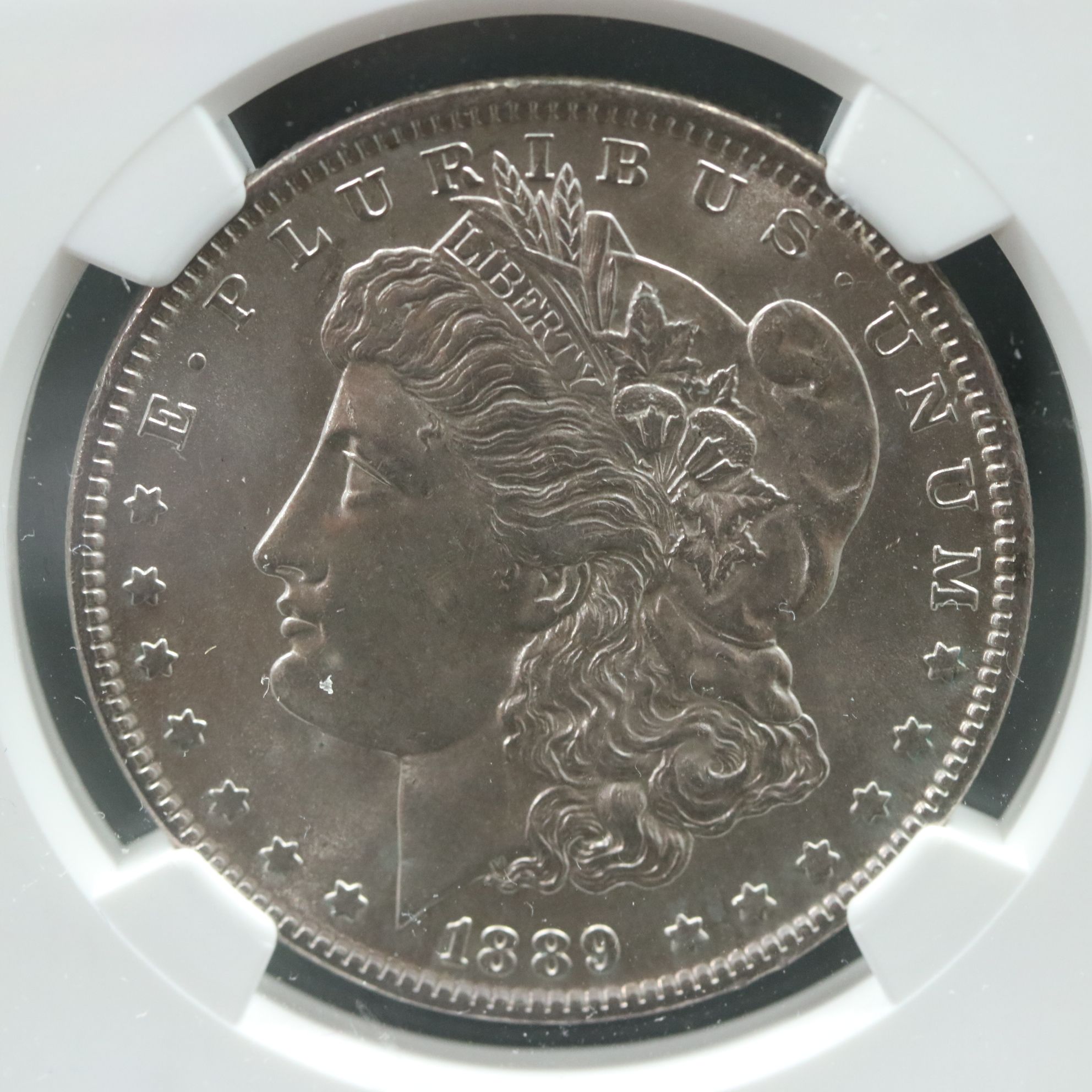 NGC Graded MS63 1889 Morgan Silver Dollar