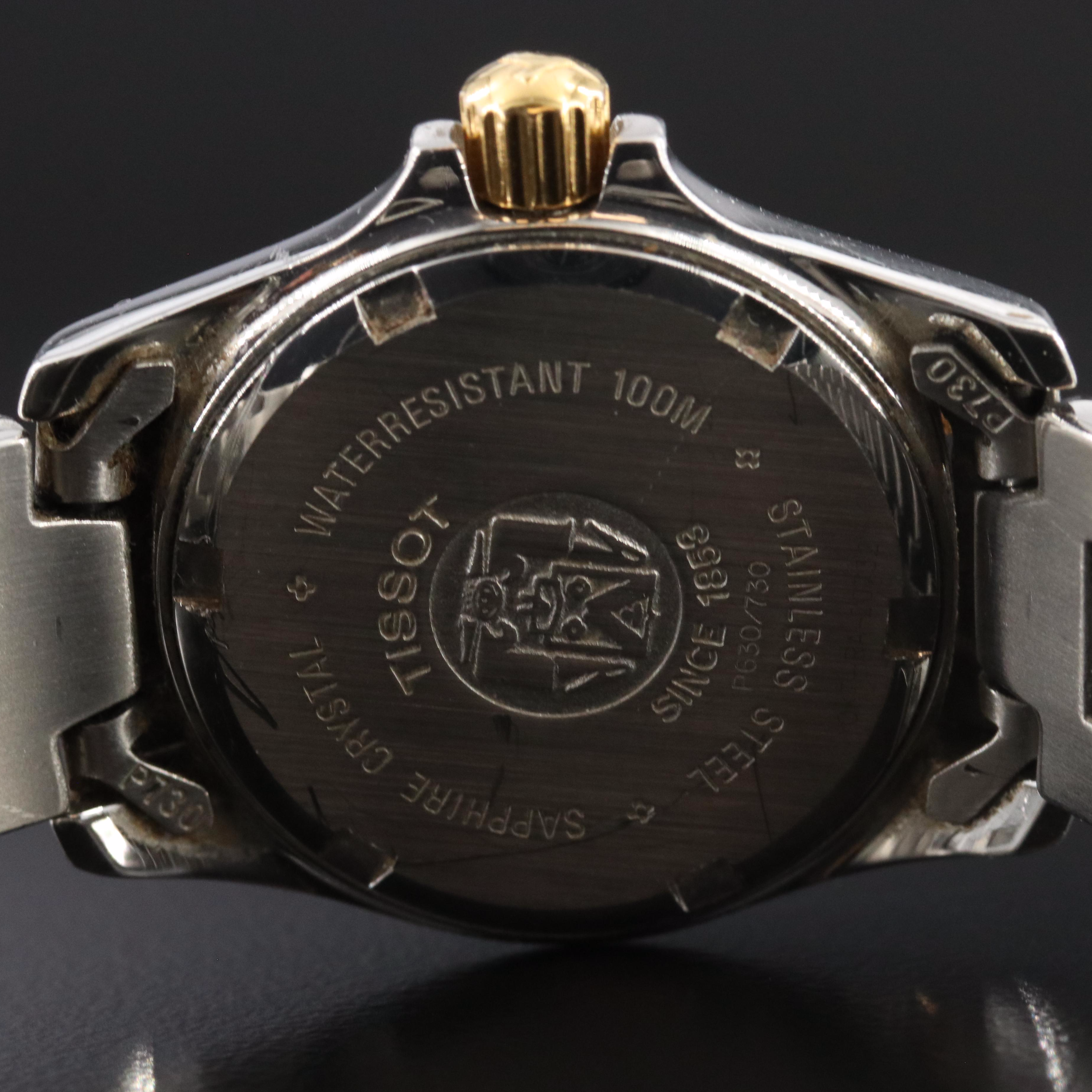 Tissot PR100 Cream Dial 25mm Two-Tone Steel Quartz Watch P630/730