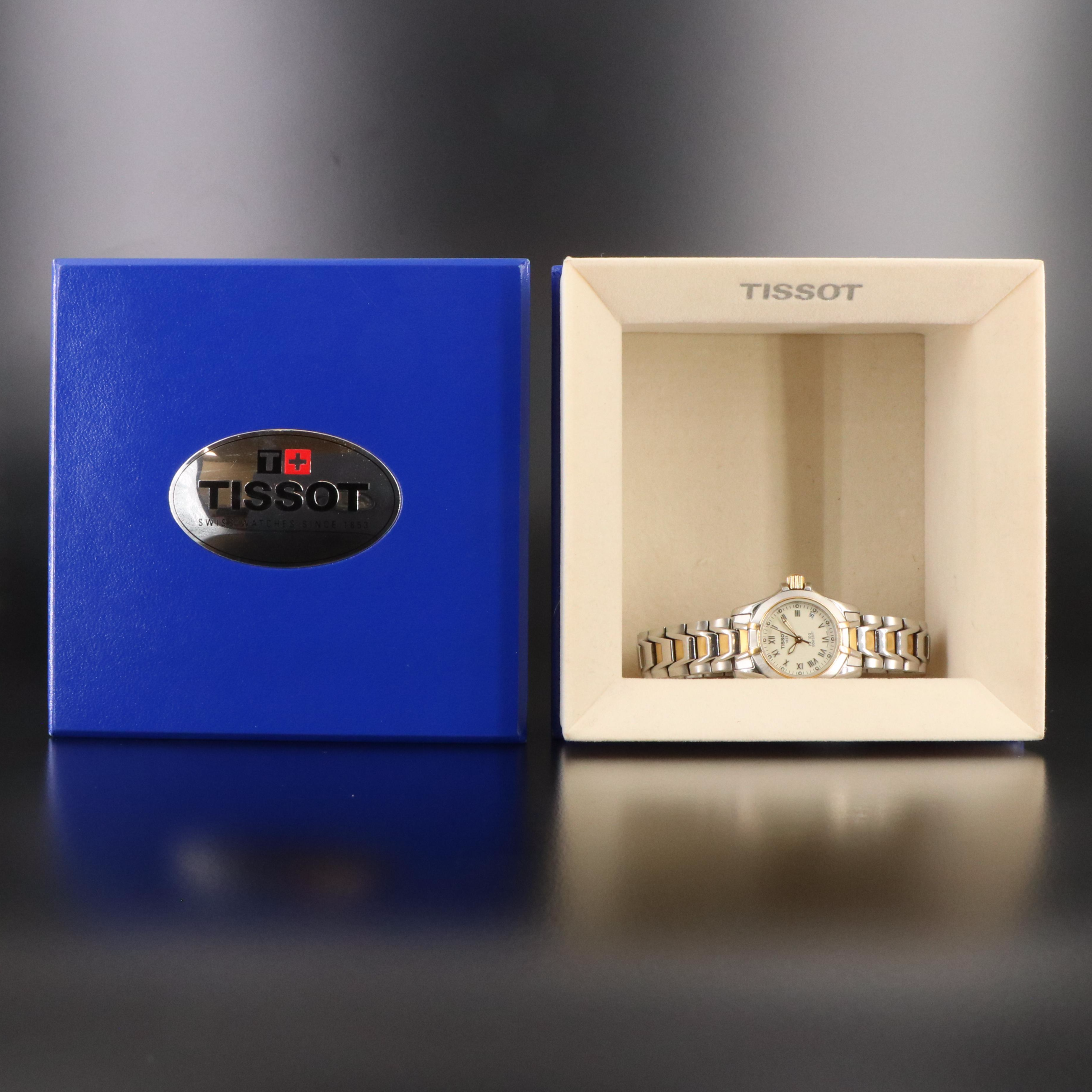 Tissot PR100 Cream Dial 25mm Two-Tone Steel Quartz Watch P630/730