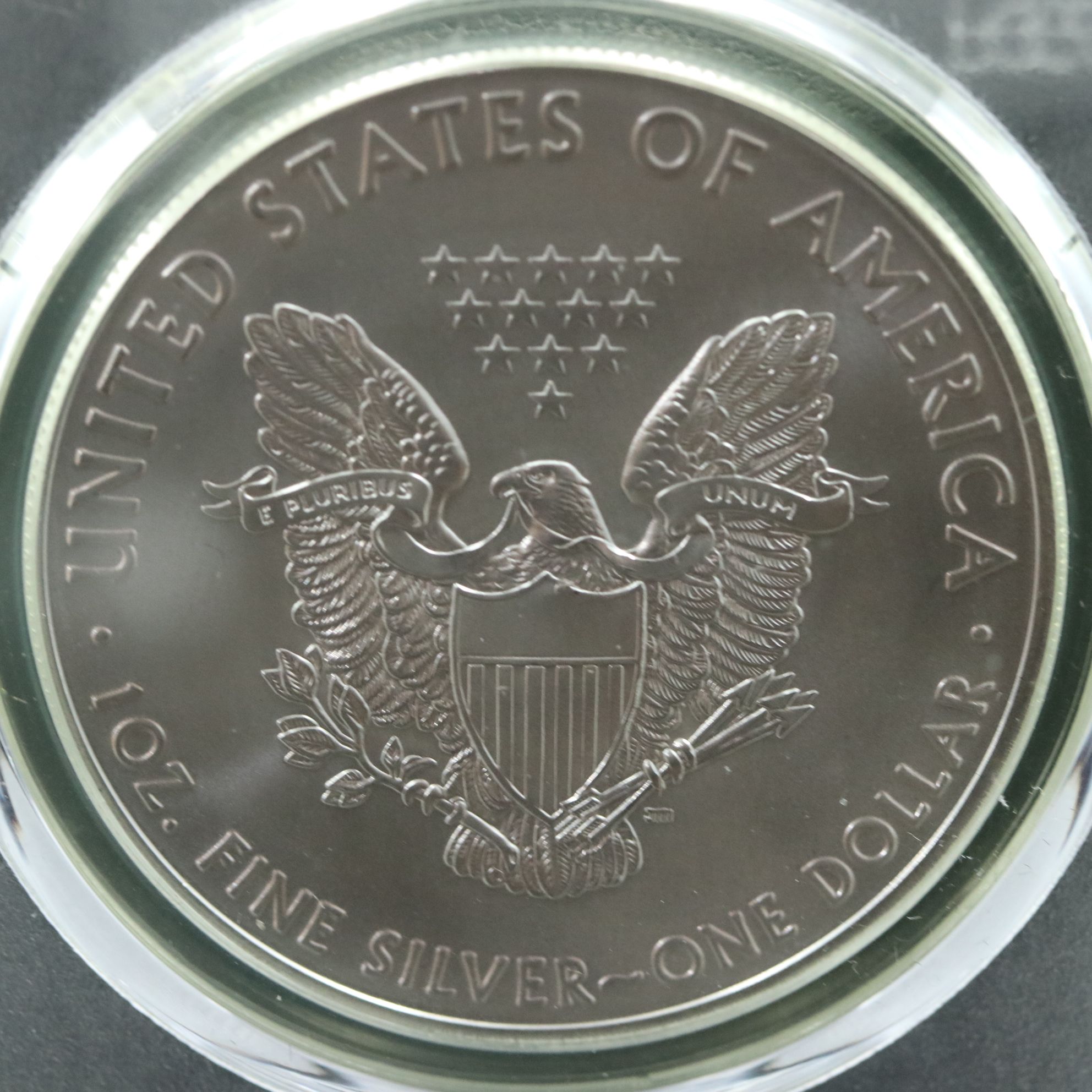 PCGS Graded MS70 2017 $1 American Silver Eagle Signed by Moy