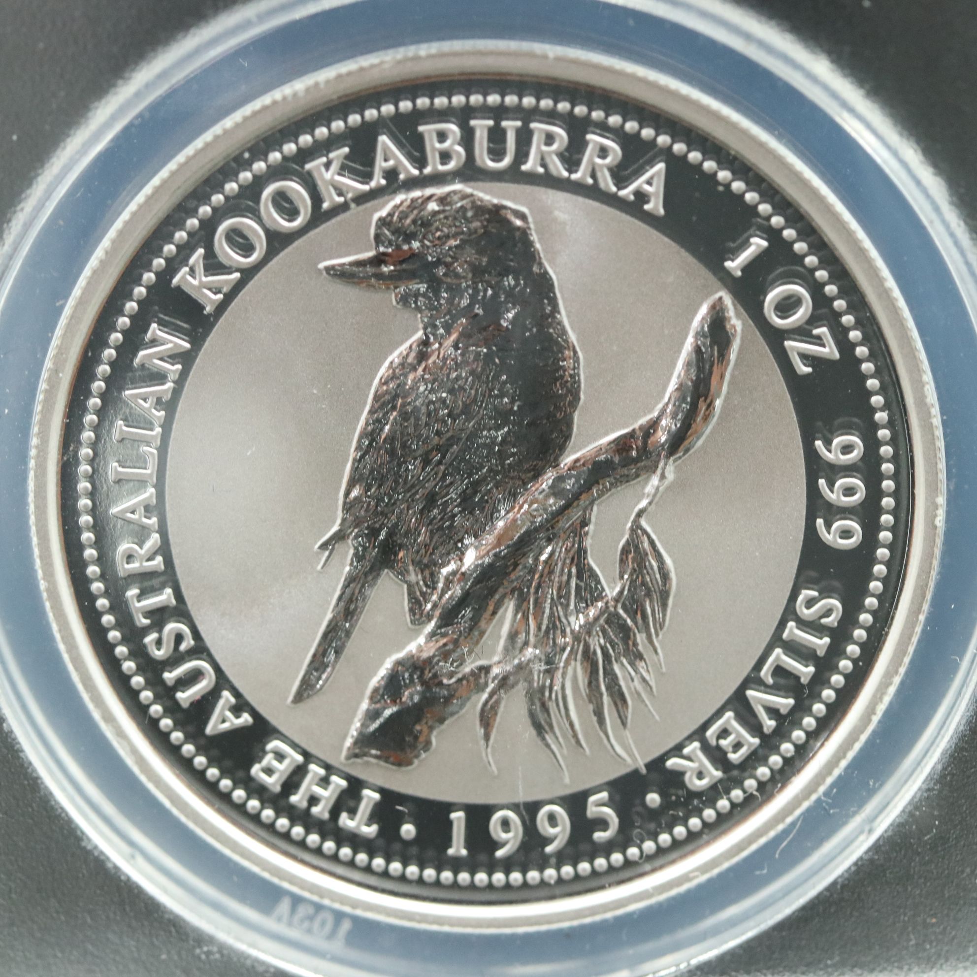 ANACS MS70 DCAM 1995 Australia $1 Kookaburra Silver Coin