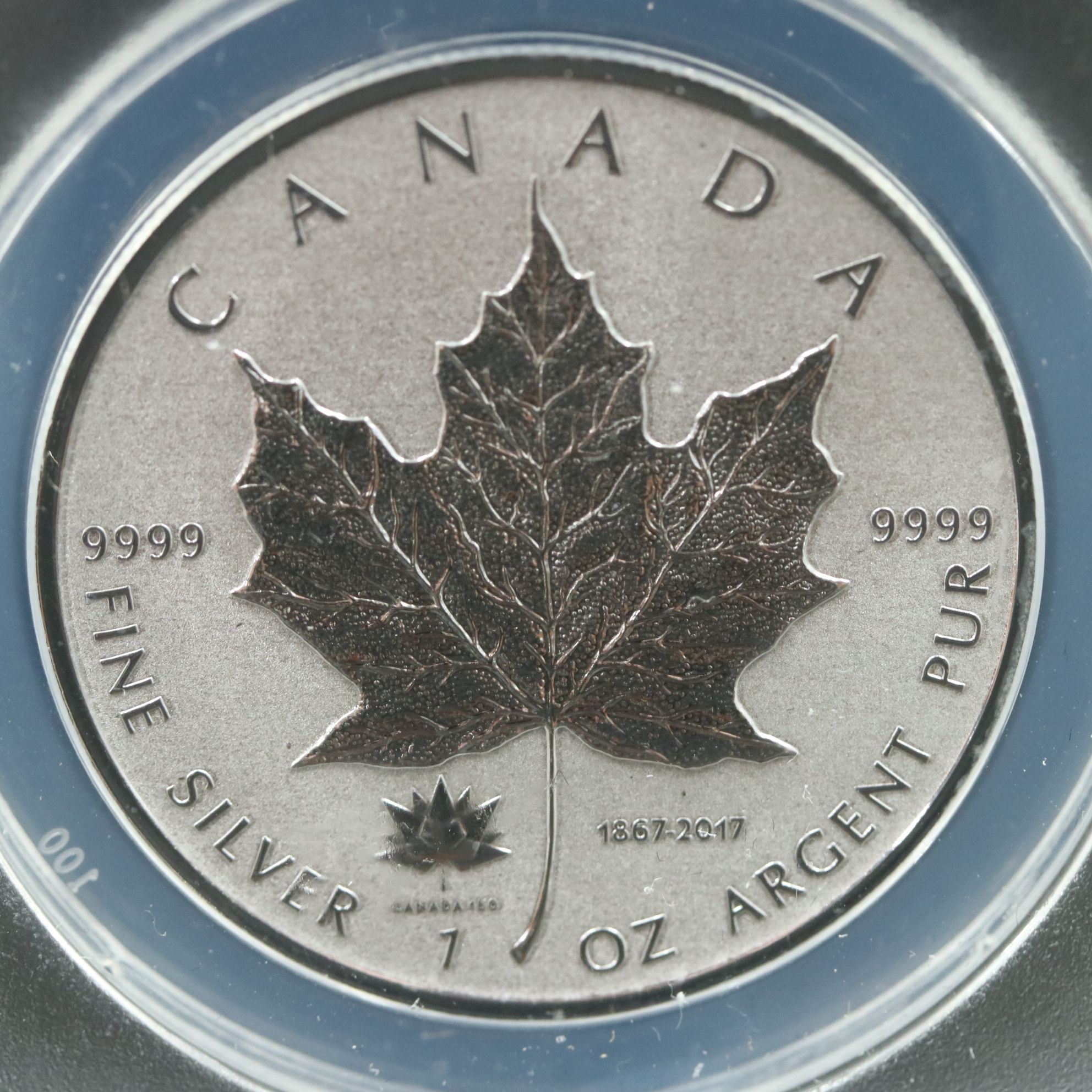 ANACS RP70 DCAM 2017 $5 Canadian Silver Maple Leaf 150th