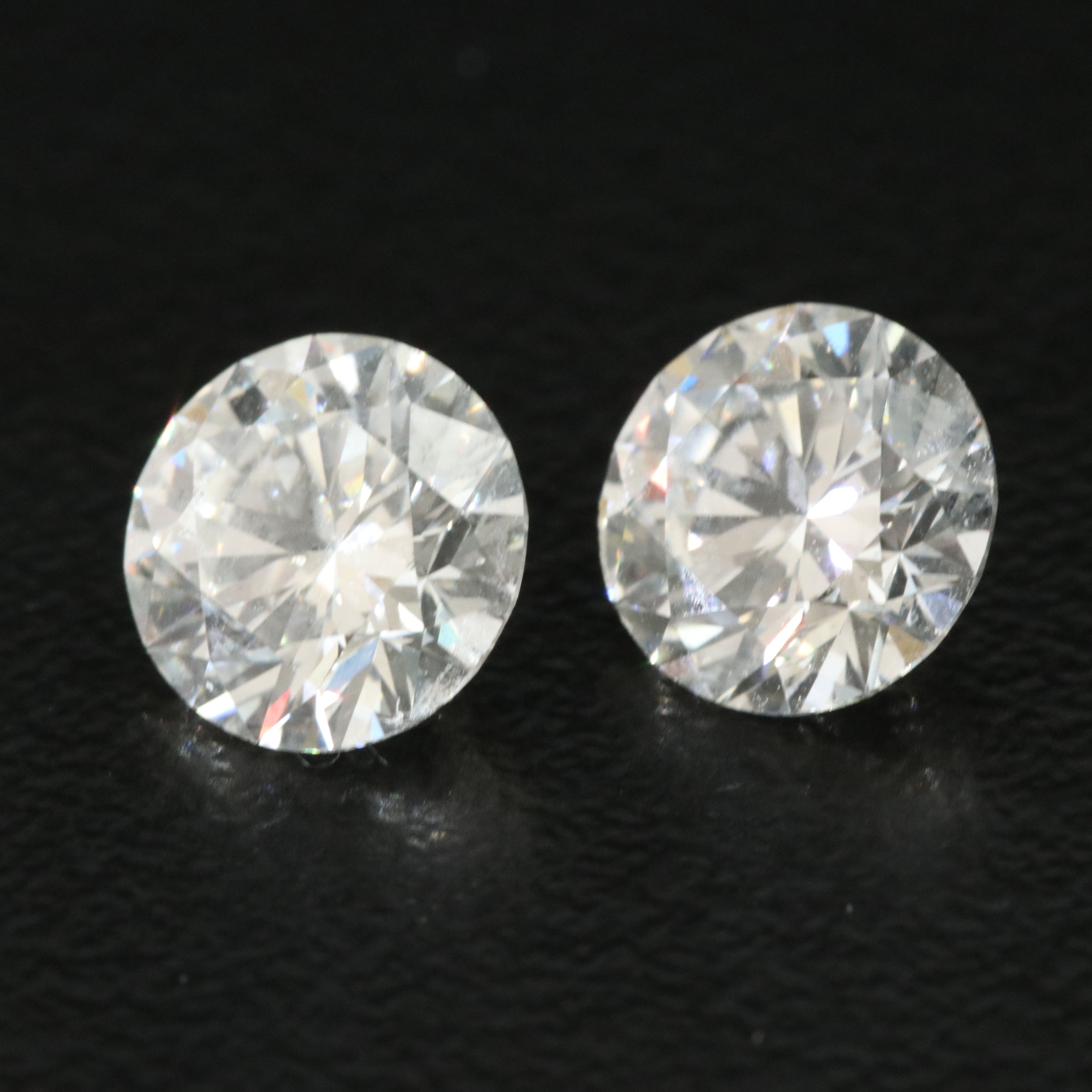 Loose 2.16 CTW Lab Grown Diamond Pair with IGI Reports