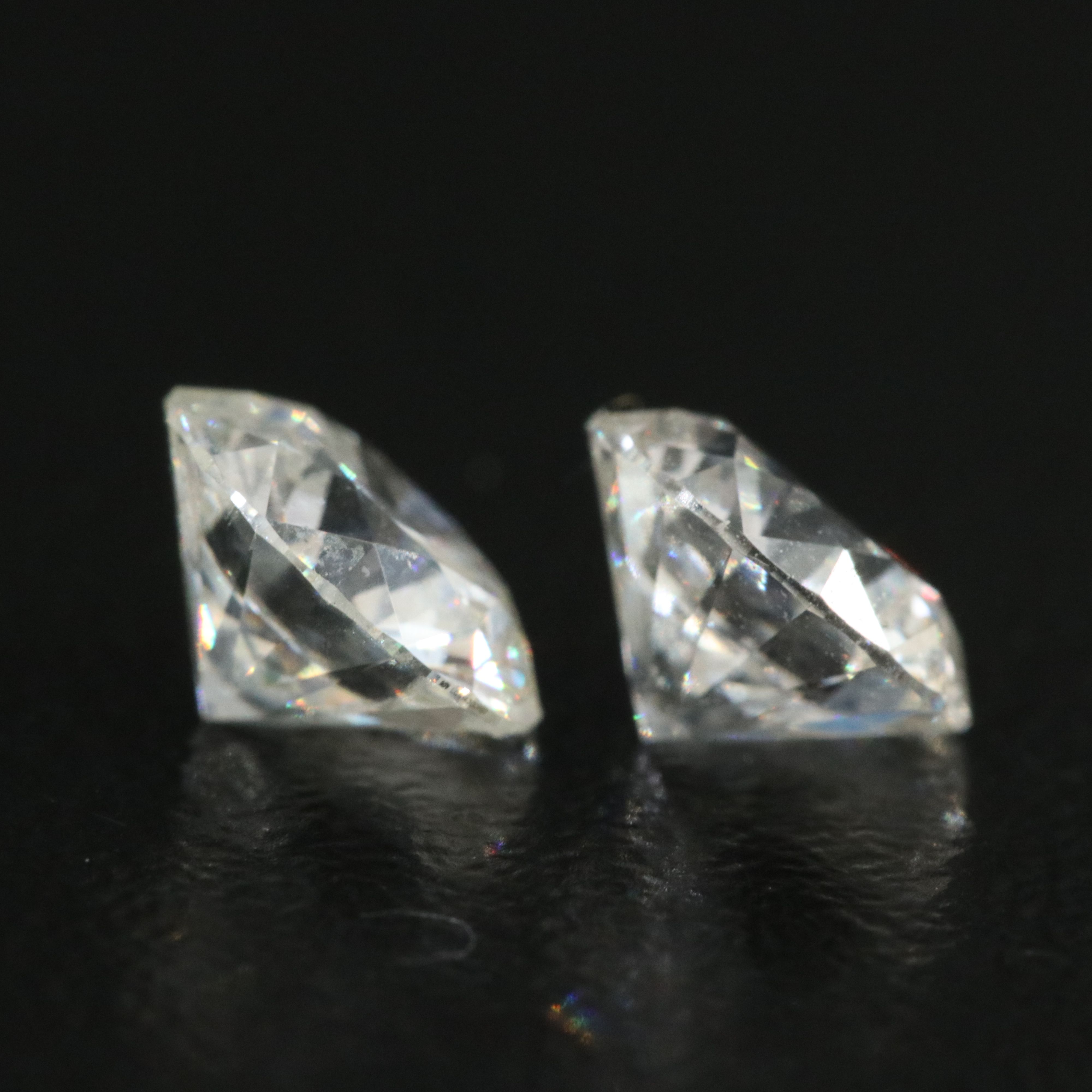 Loose 2.16 CTW Lab Grown Diamond Pair with IGI Reports