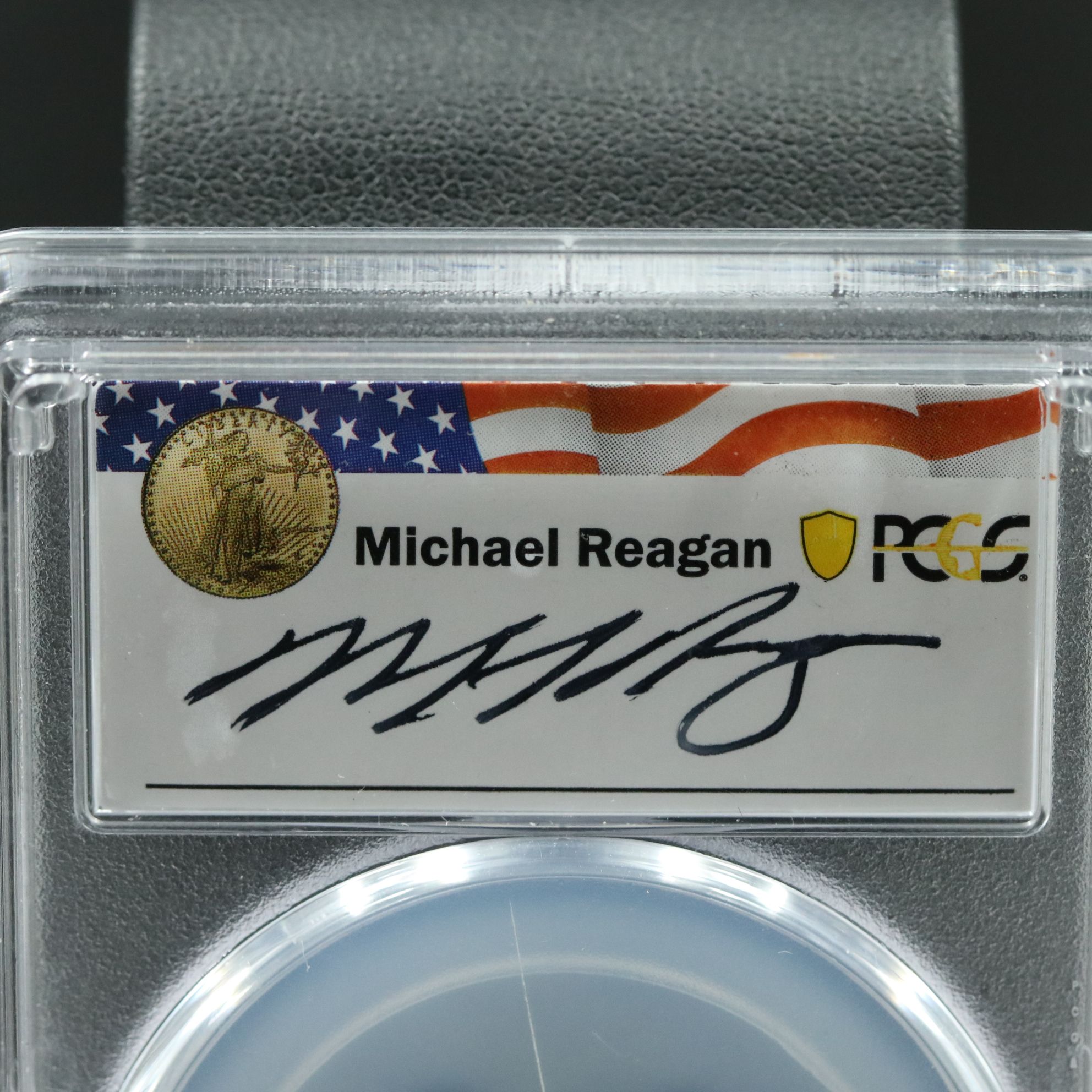 PCGS PR69DCAM 2007-W $5 Gold Eagle Signed by Michael Reagan
