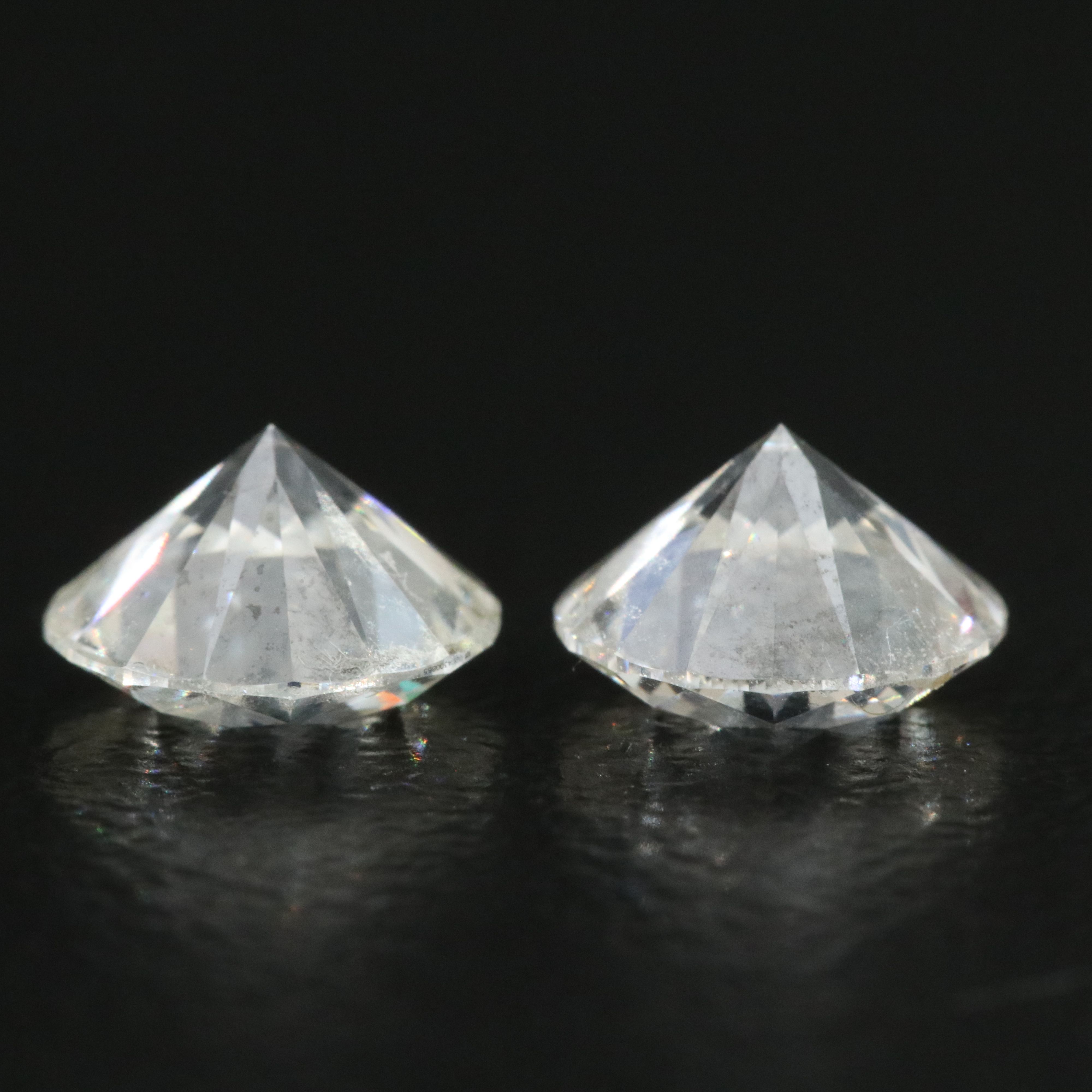 Loose 2.16 CTW Lab Grown Diamond Pair with IGI Reports