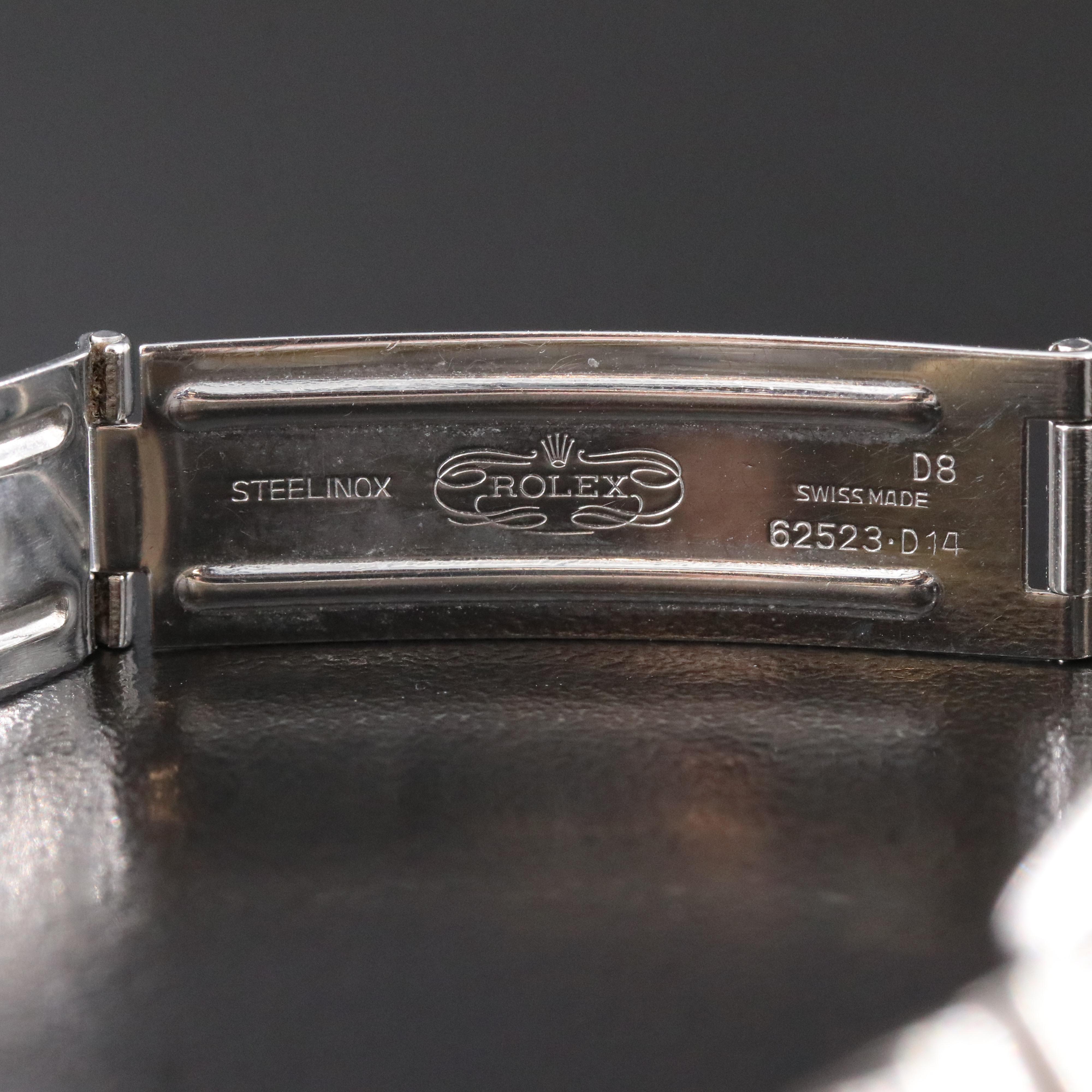 Rolex Oyster Perpetual Date Champagne 26mm 14K & Steel Automatic Watch c. 1979