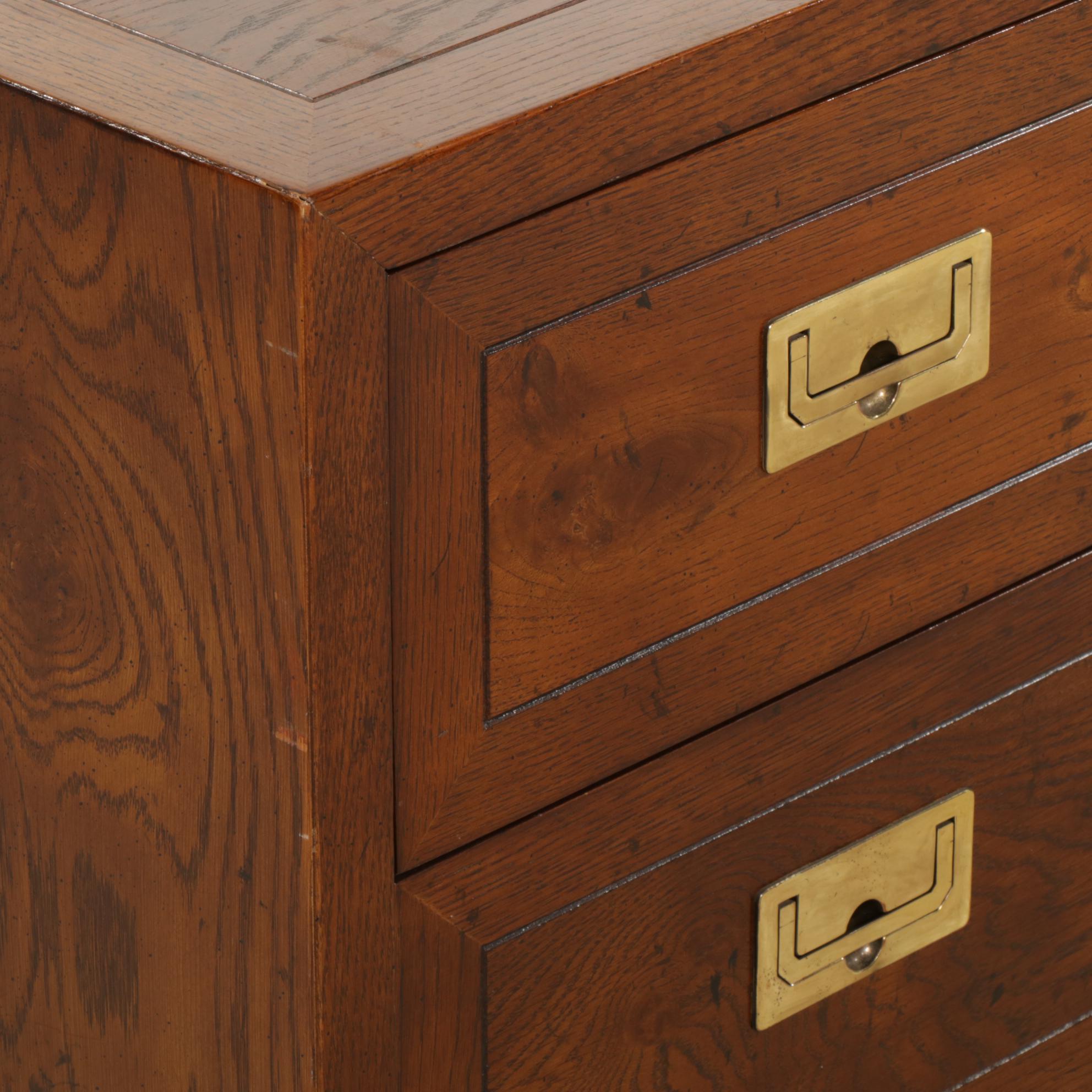 Henredon "Scene One" Campaign Style Sideboard, Late 20th Century