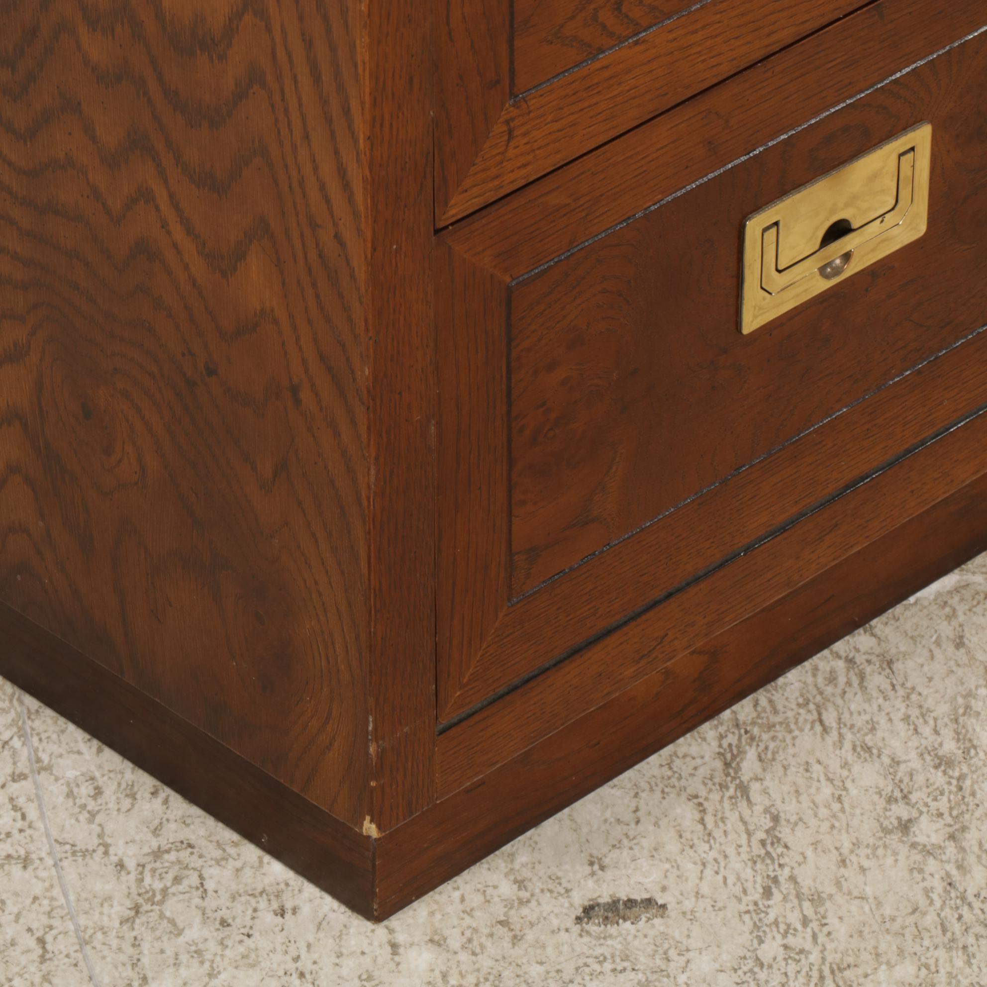 Henredon "Scene One" Campaign Style Sideboard, Late 20th Century