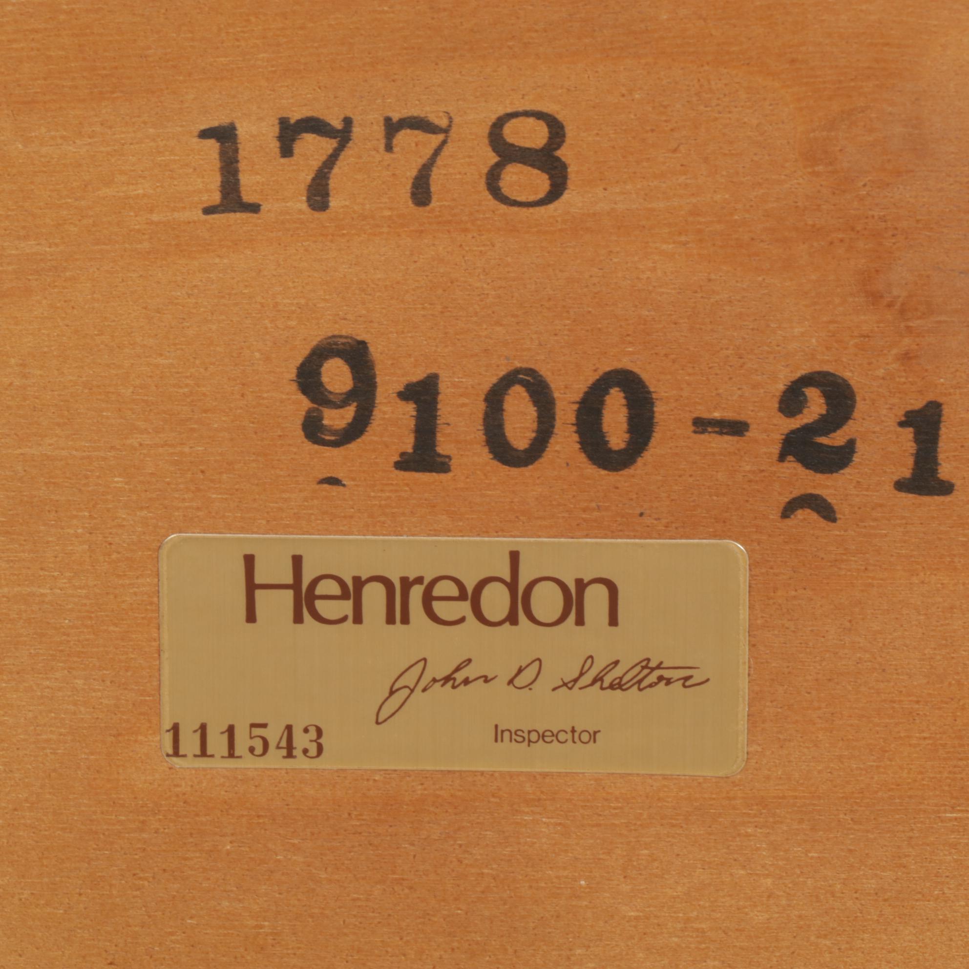 Henredon "Scene One" Campaign Style Sideboard, Late 20th Century