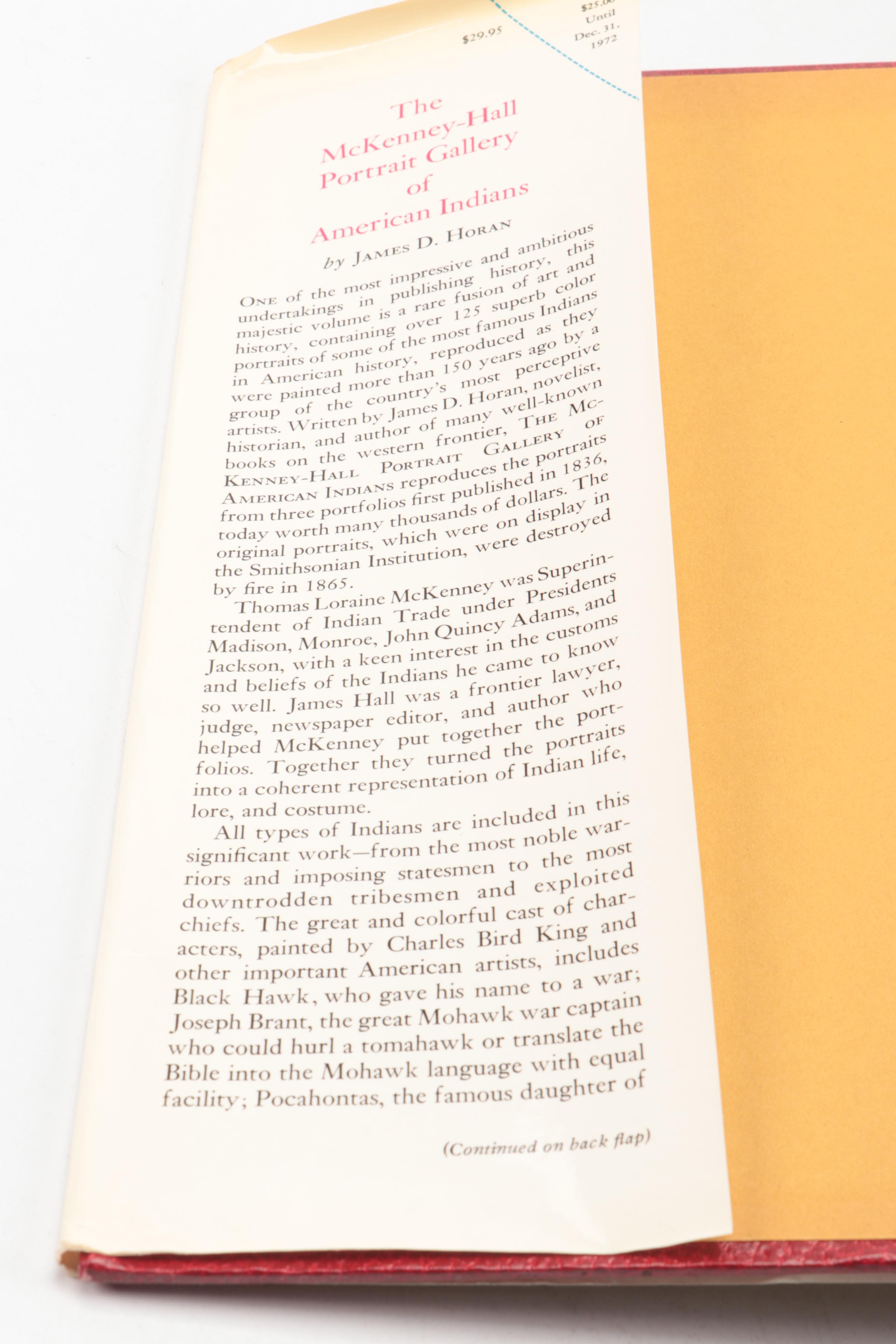 "The McKenney-Hall Portrait Gallery of American Indians" and More by James Horan