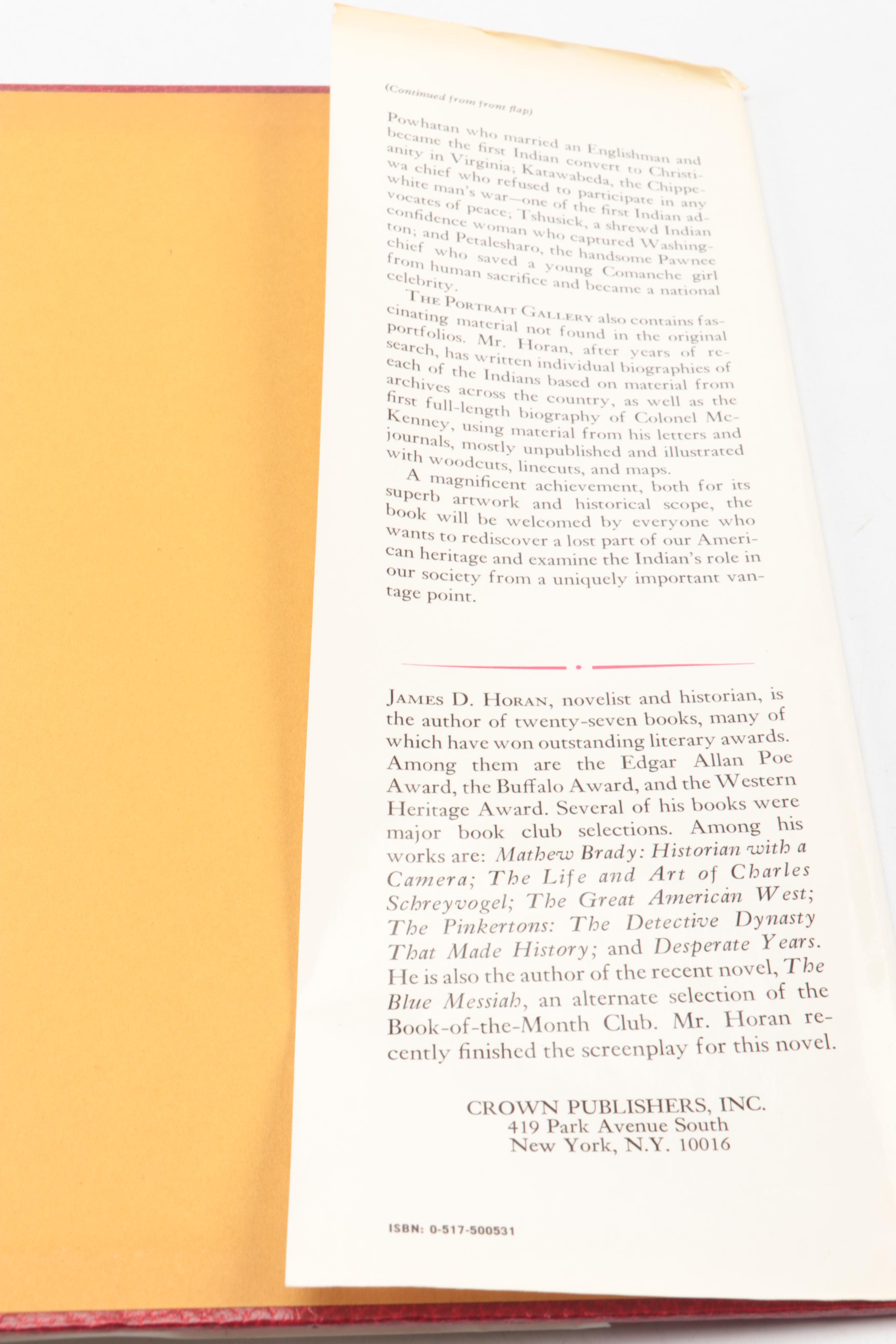 "The McKenney-Hall Portrait Gallery of American Indians" and More by James Horan