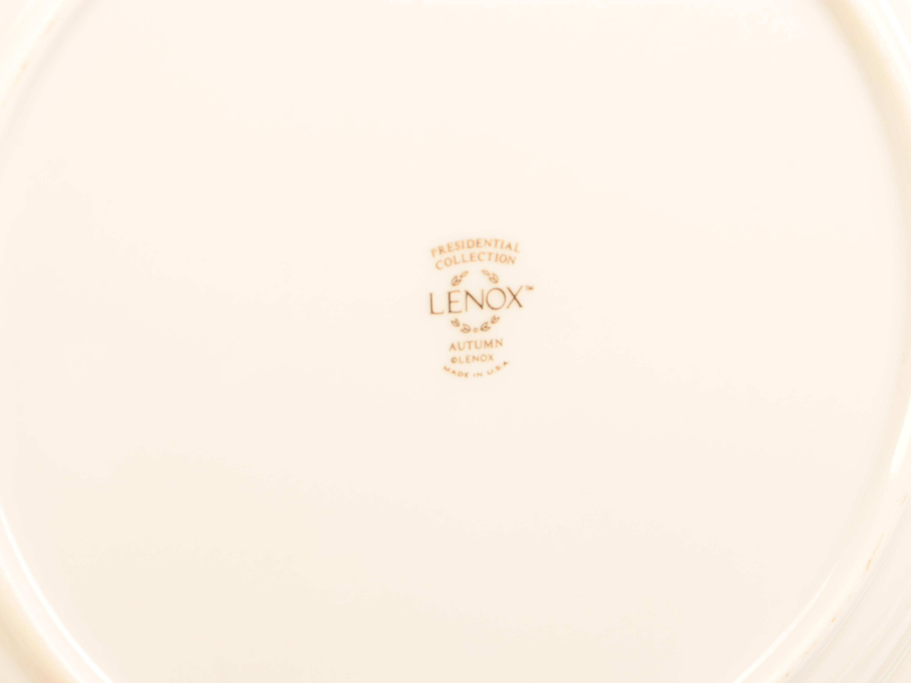 Lenox "Autumn" Porcelain Dinnerware