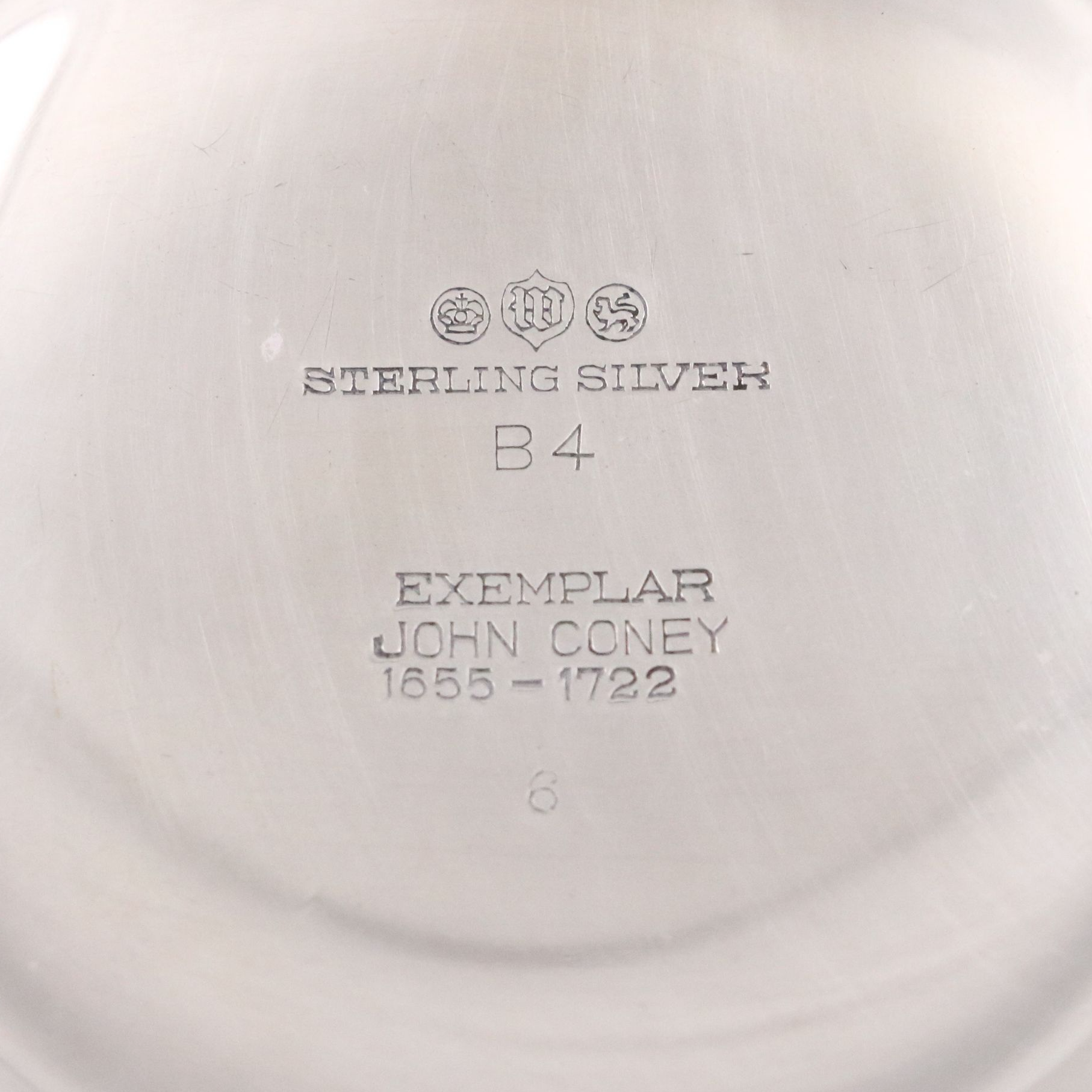 Watson John Coney Replica and Watrous Sterling Silver Porringers