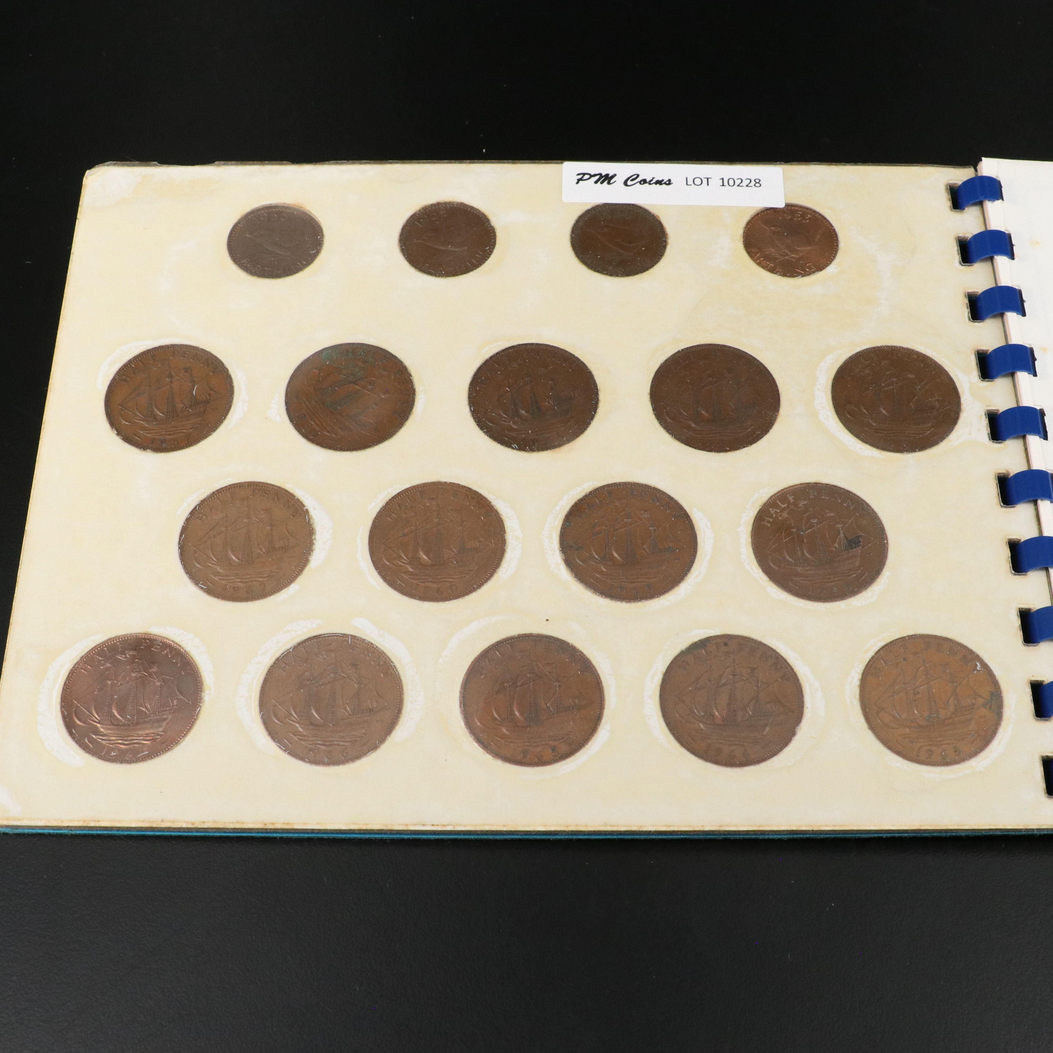 Three Albums of British Pennies, Australian Pennies, and More