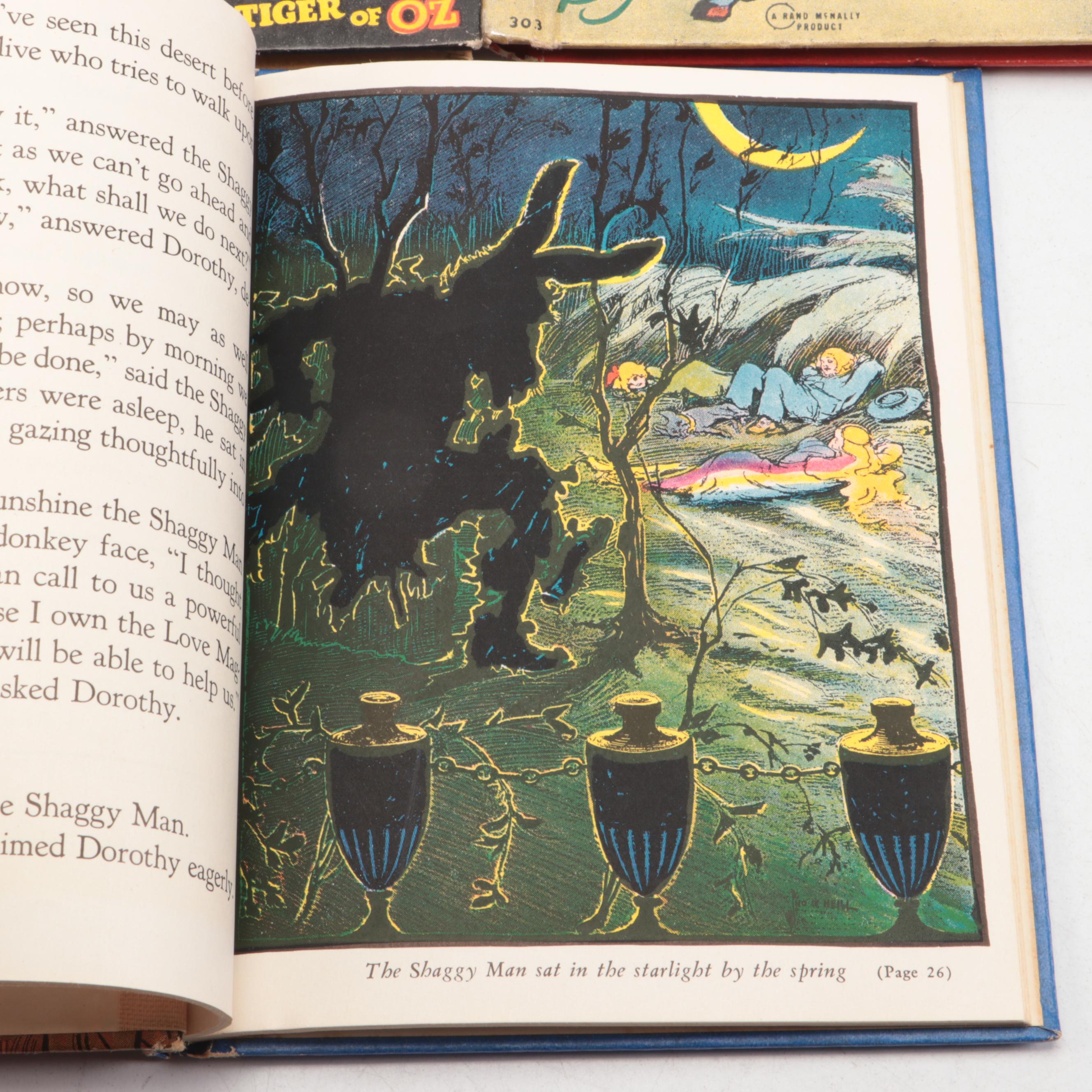 Little Wizard Stories of Oz and More Books with Dolls and Disney Figurines