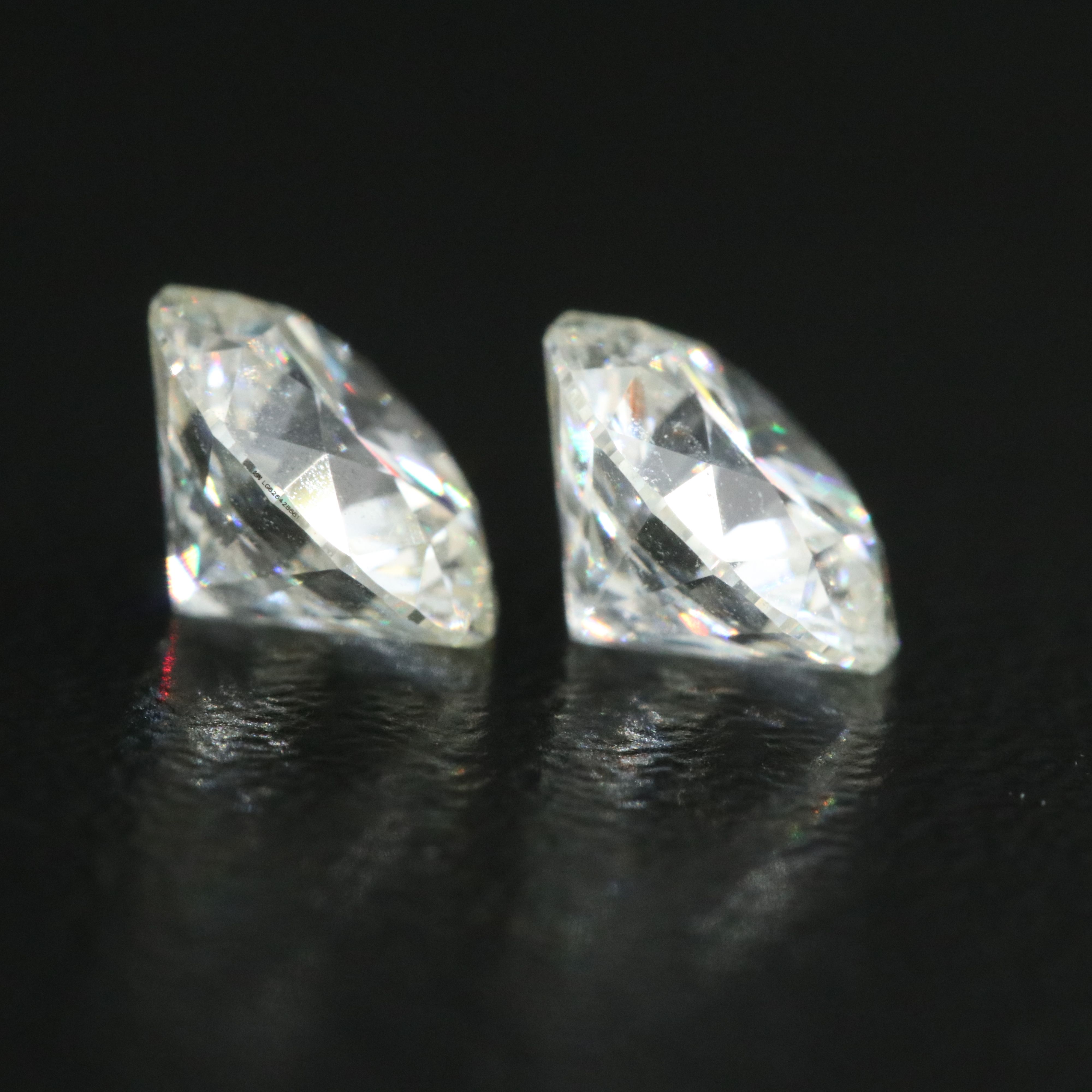 Loose 2.14 CTW Lab Grown Diamond Pair with IGI Reports