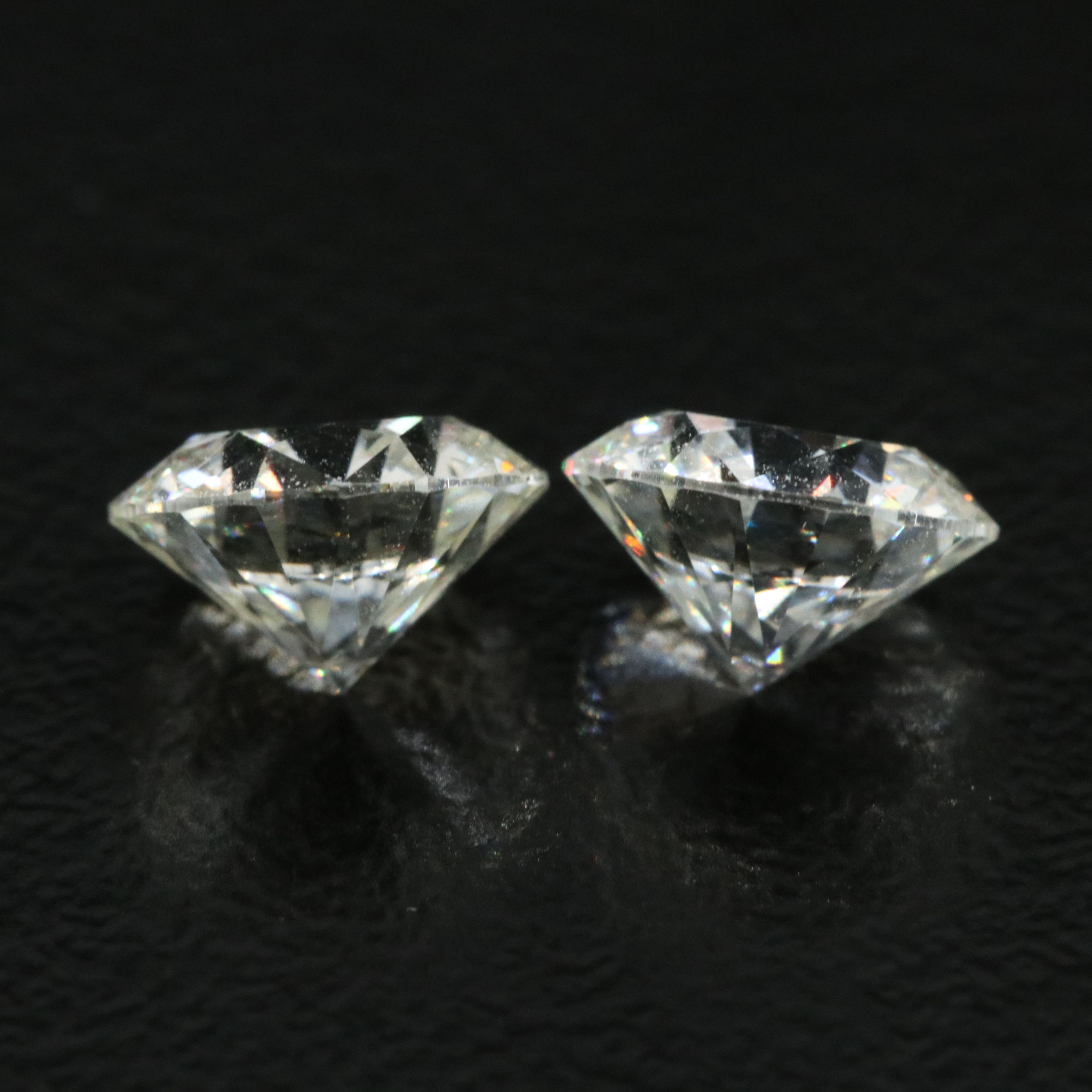 Loose 2.14 CTW Lab Grown Diamond Pair with IGI Reports