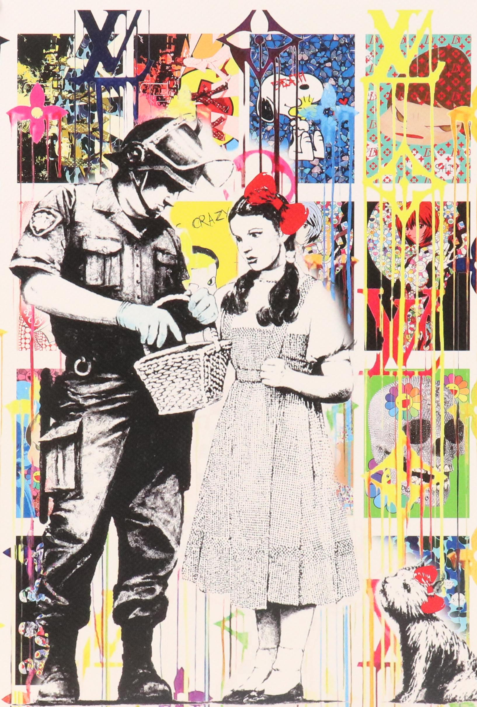Death NYC Graphic Digital Print Featuring Banksy and Dorothy, 2023