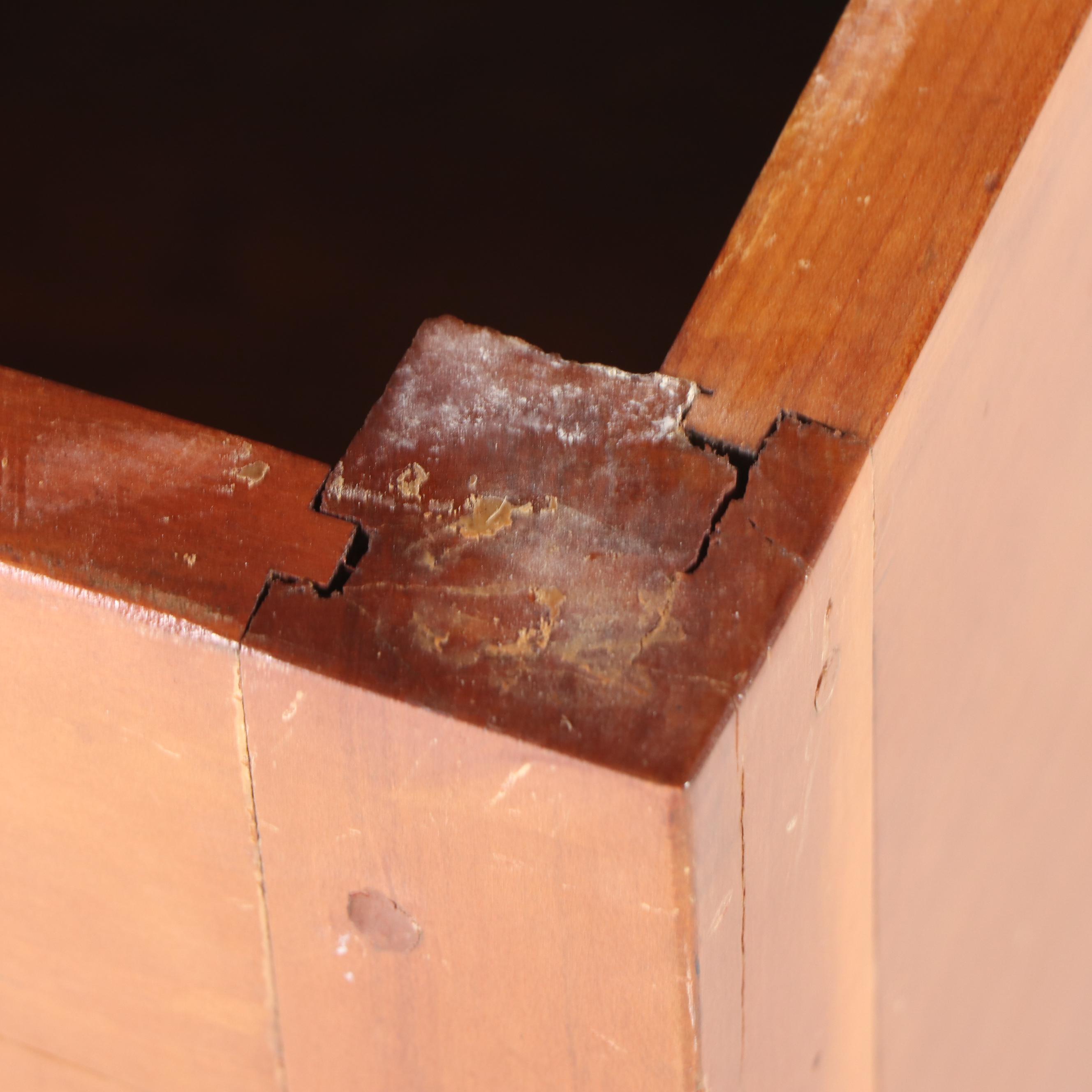 Primitive Cherry Blanket Chest, 19th Century