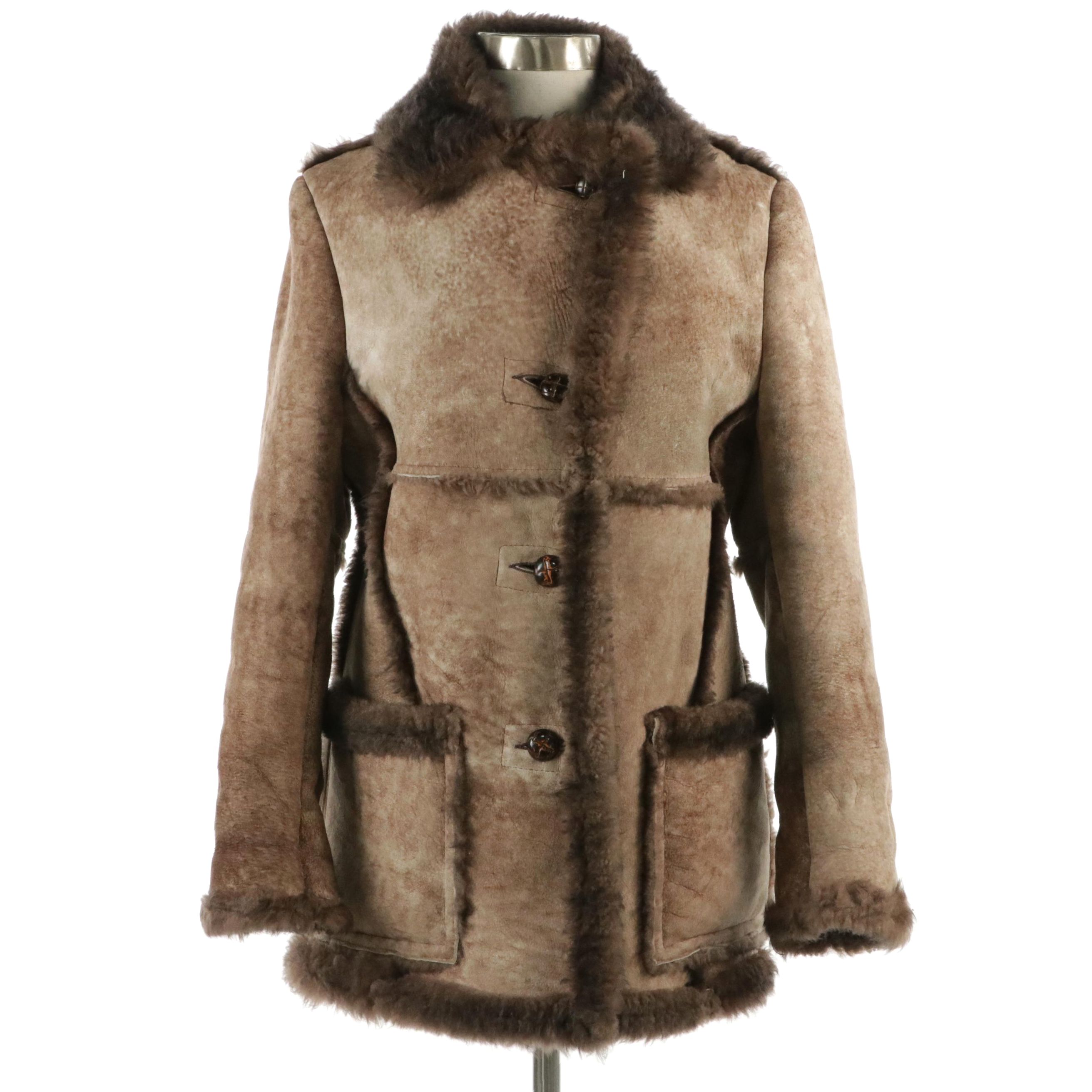 Schott NYC Sportswear Shearling Jacket, 1980s