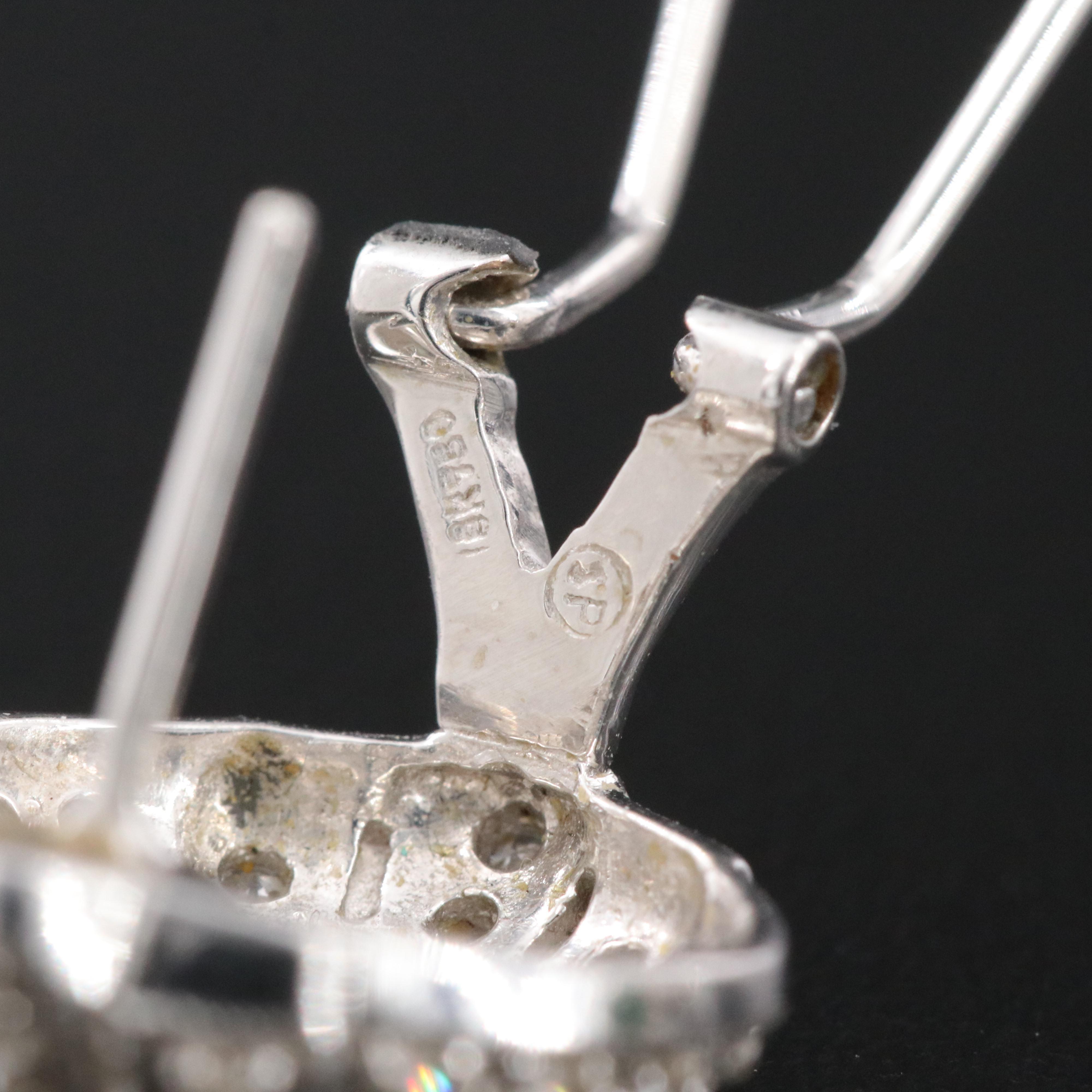 18K Bi Disk Nephrite and Diamond Ring with Earrings