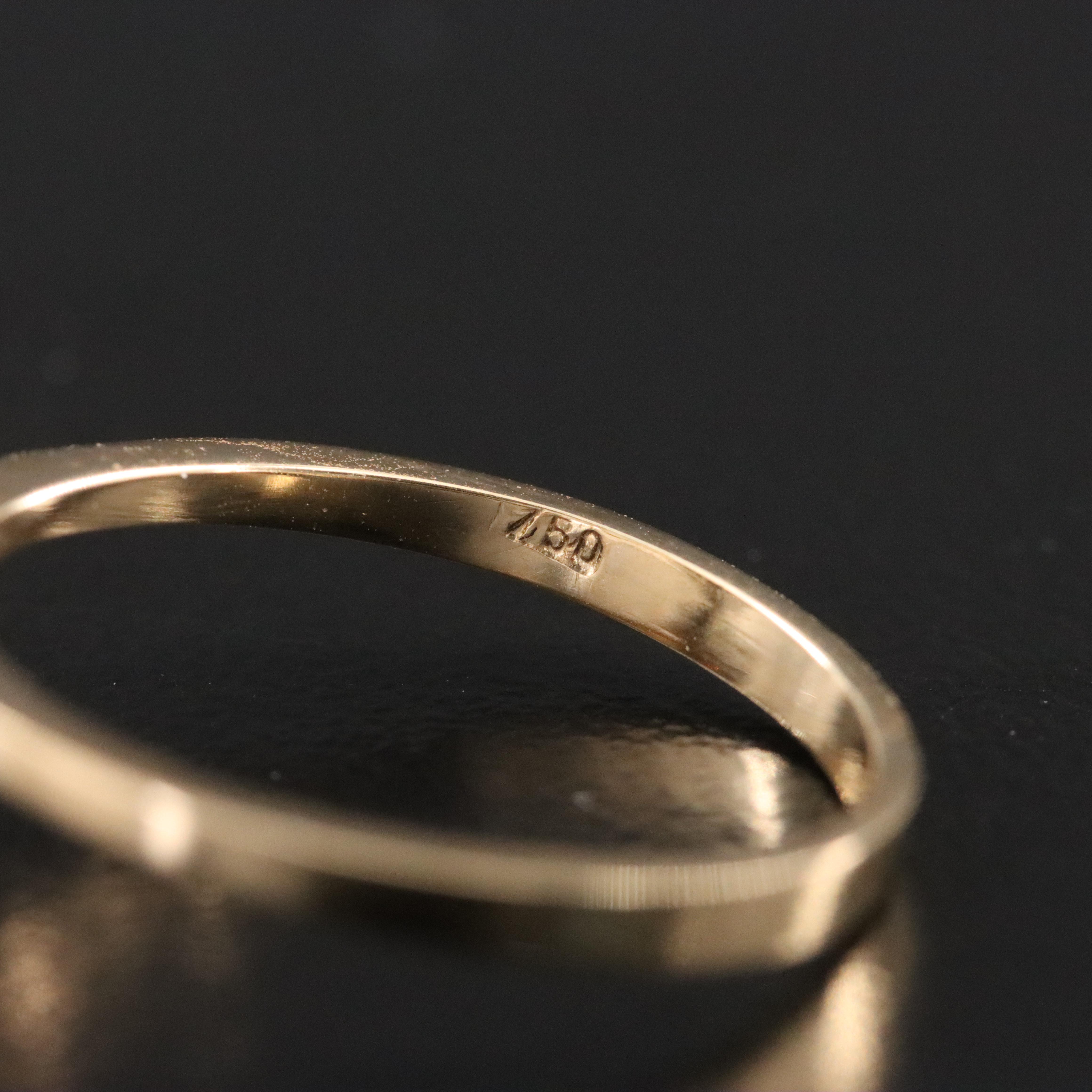 18K 7.03 CT Lab Grown Diamond Ring with IGI Report