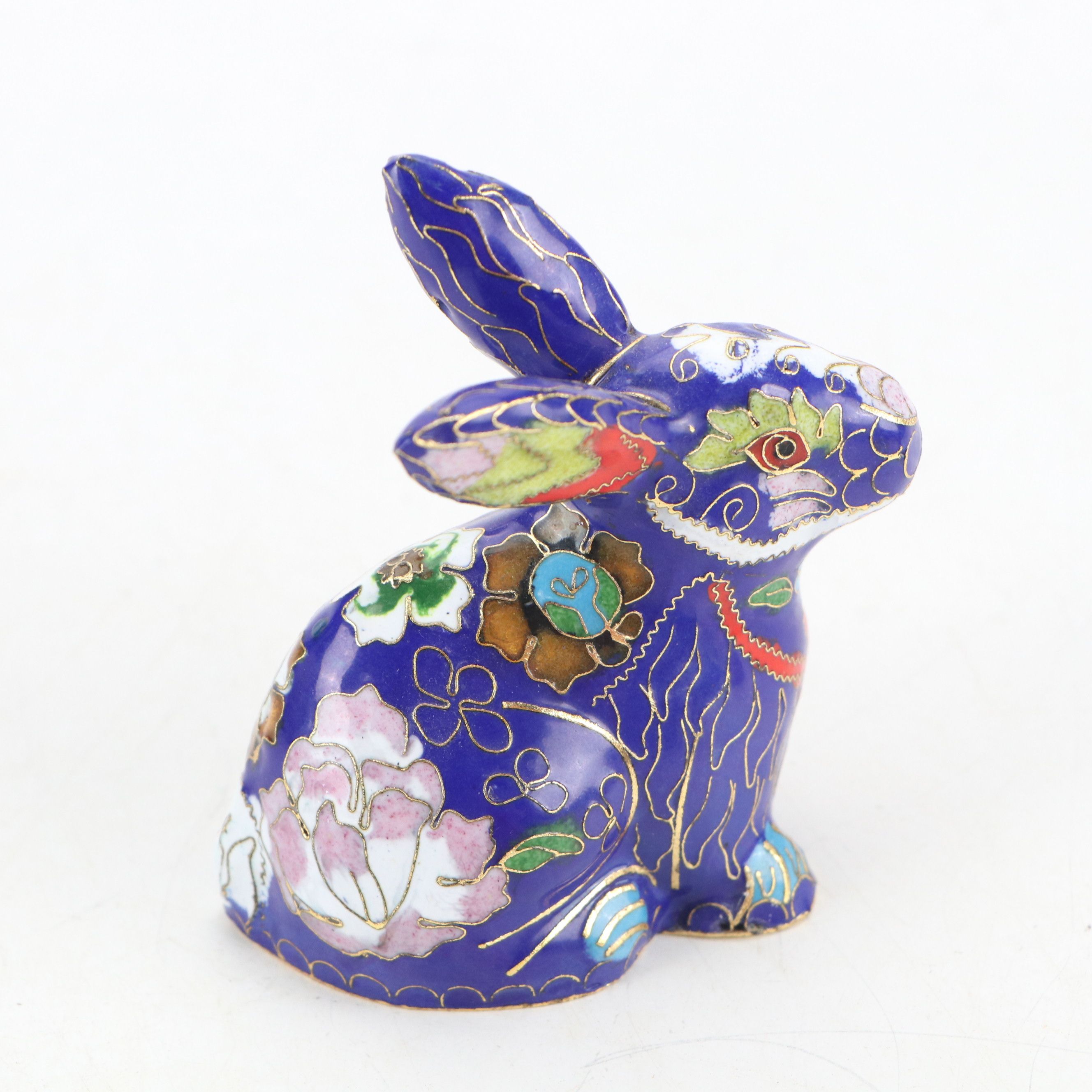 Zsolnay Porcelain Rabbit, Pewter Egg-Shaped Still Bank, & More Rabbit Figurines