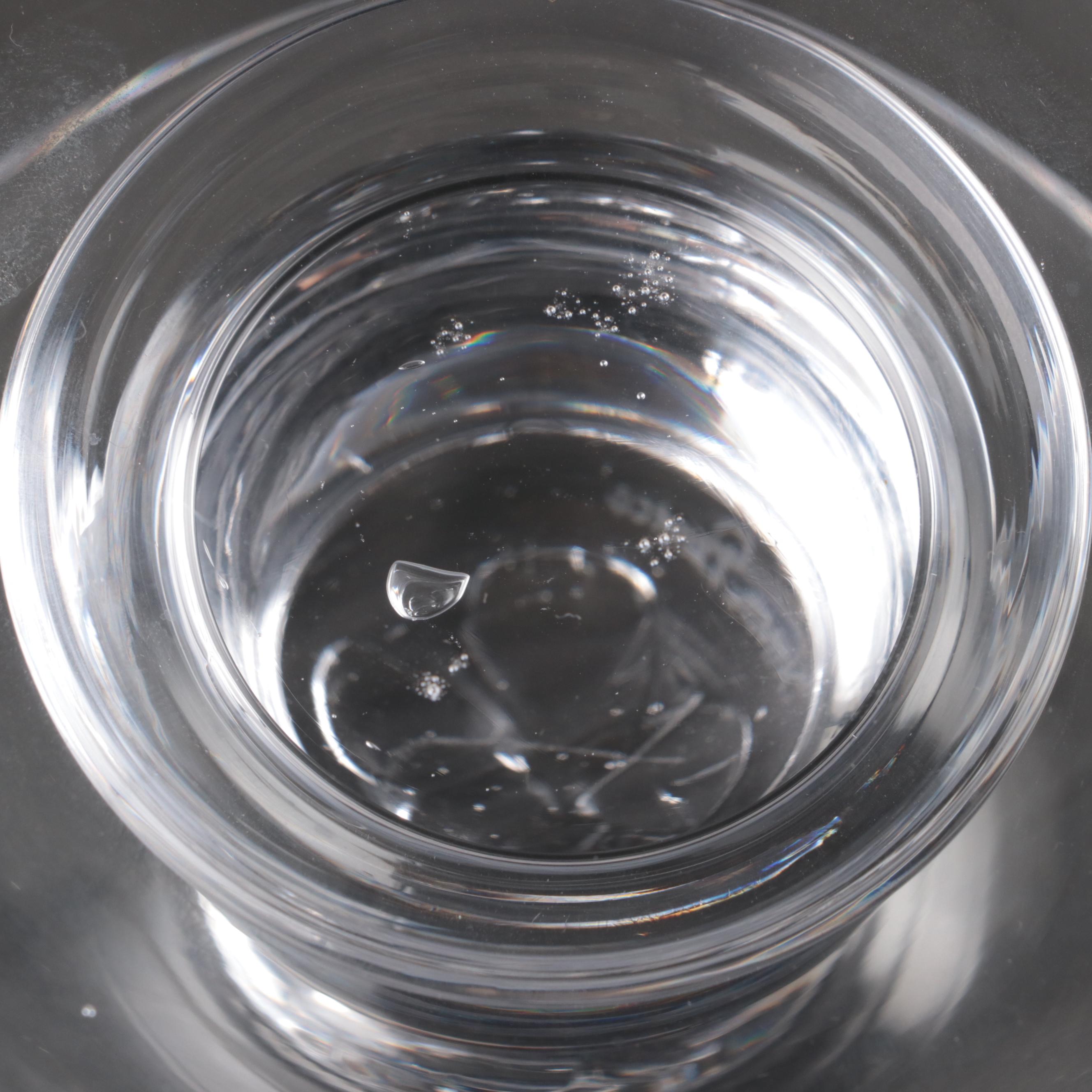 Simon Pearce "Heartland" Footed Glass Bowls