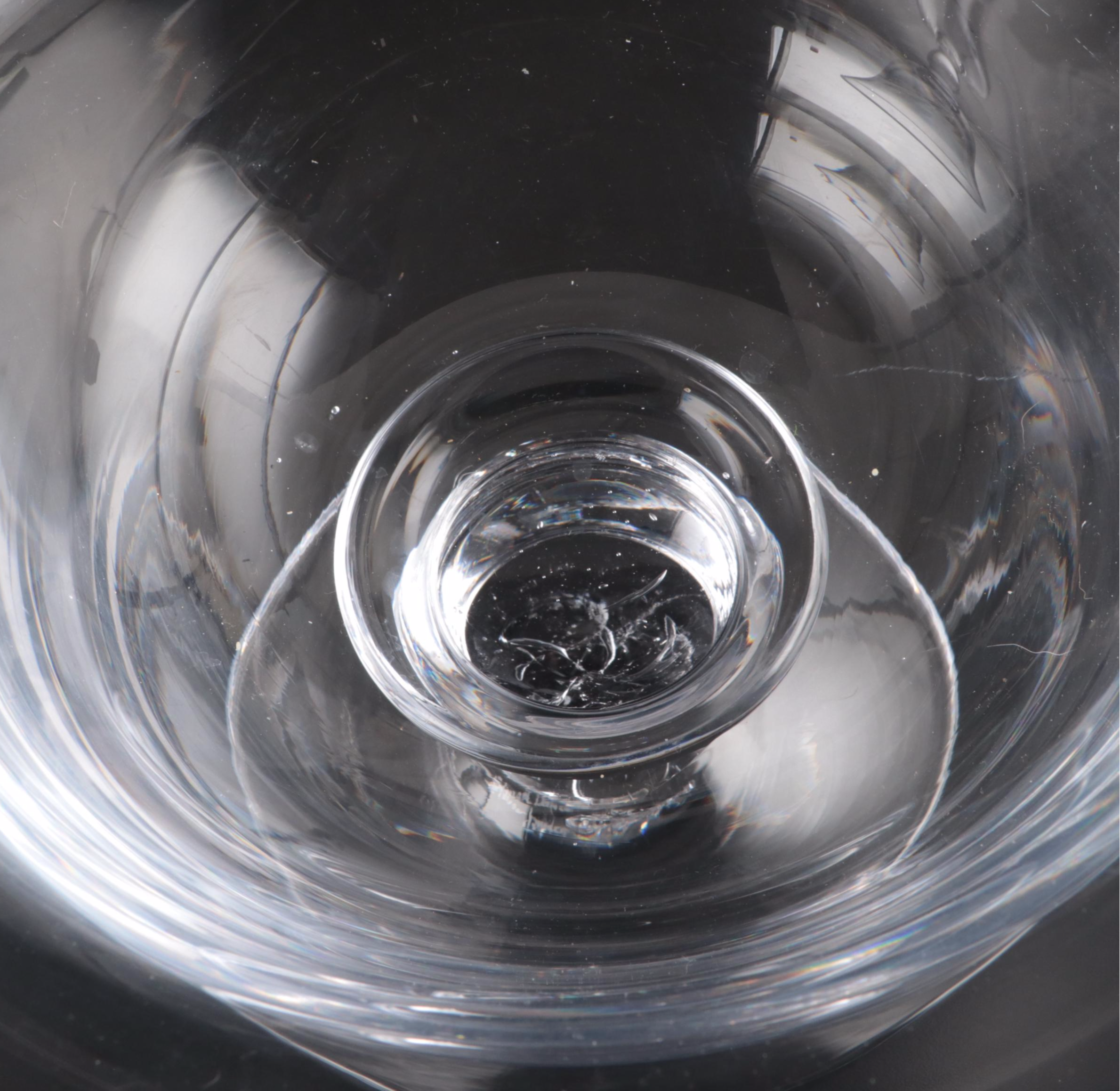 Simon Pearce "Heartland" Footed Glass Bowls