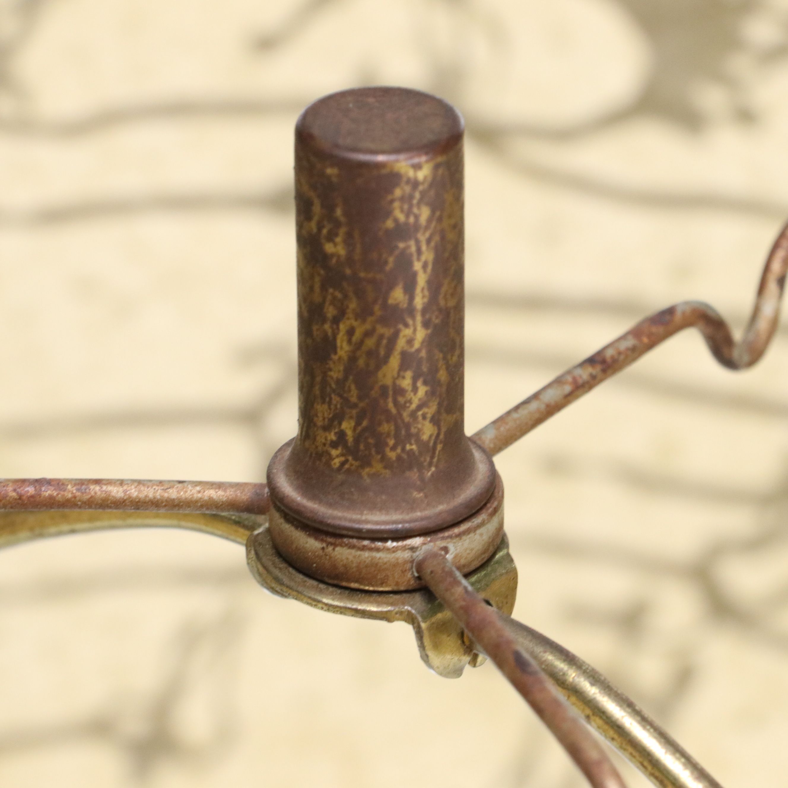 Modern Benson Anchor #6 Slip Ring Fluke Anchor Lamp with Drum Shade