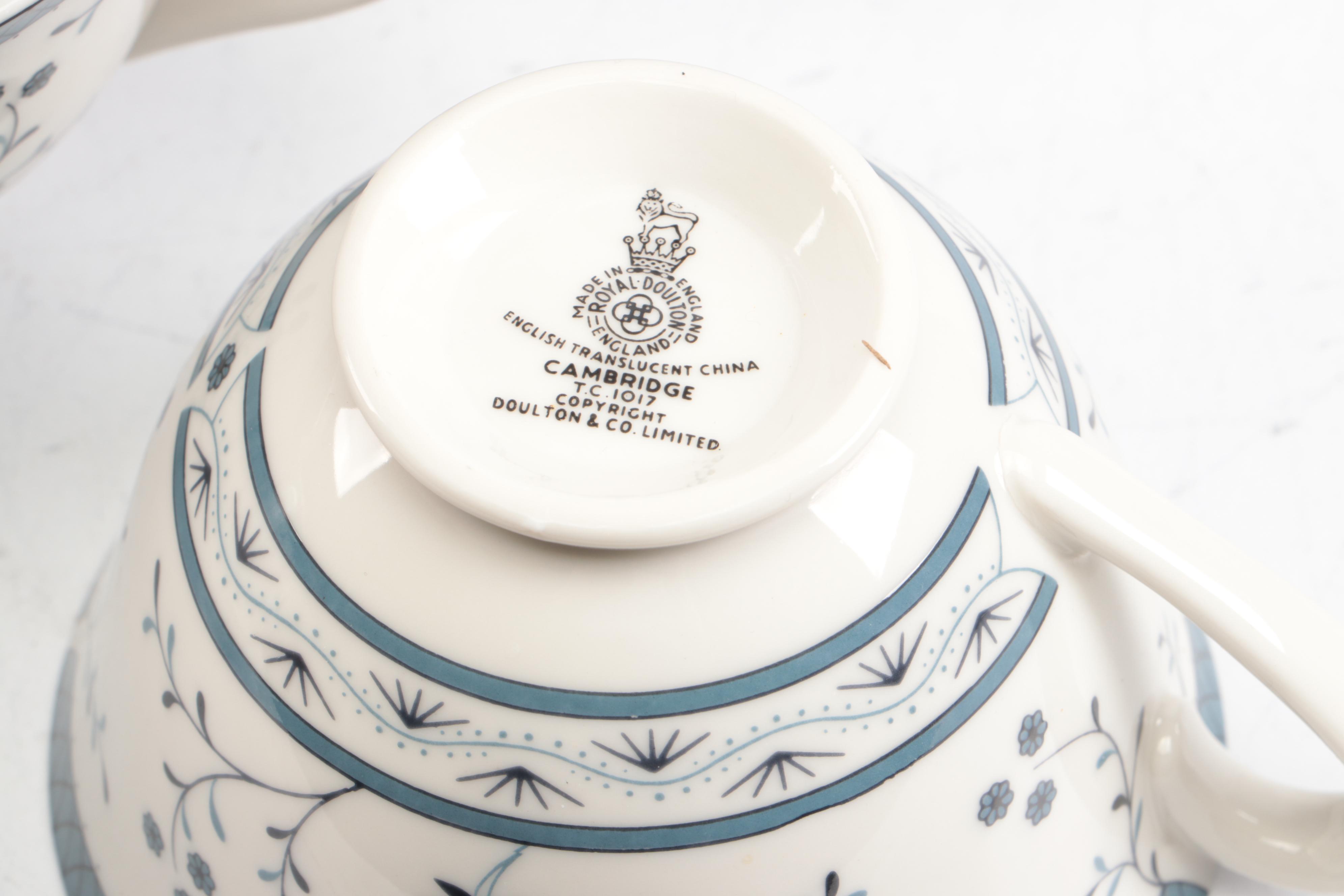Royal Doulton "Cambridge" and Other China Dinnerware, Mid to Late 20th Century