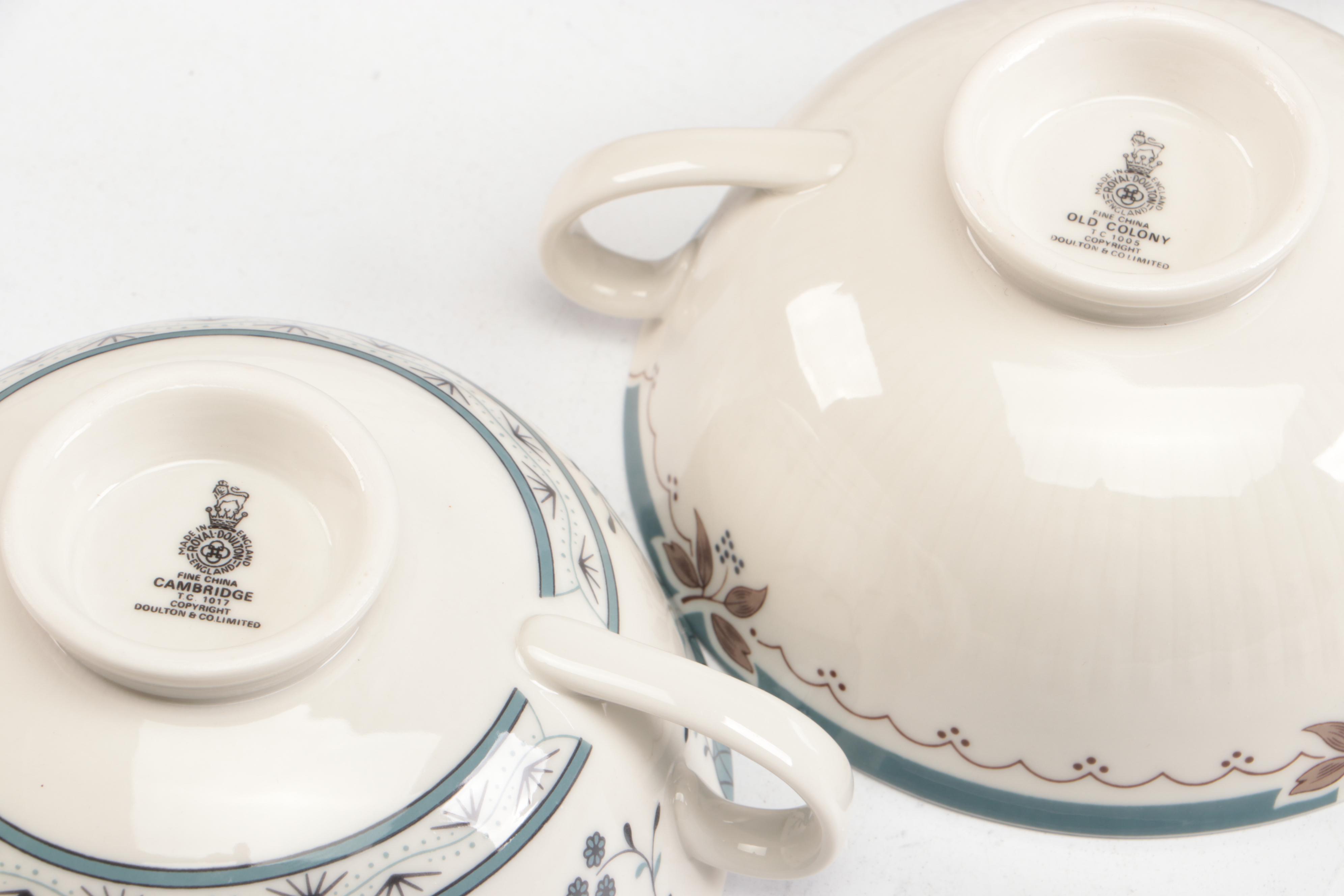 Royal Doulton "Cambridge" and Other China Dinnerware, Mid to Late 20th Century