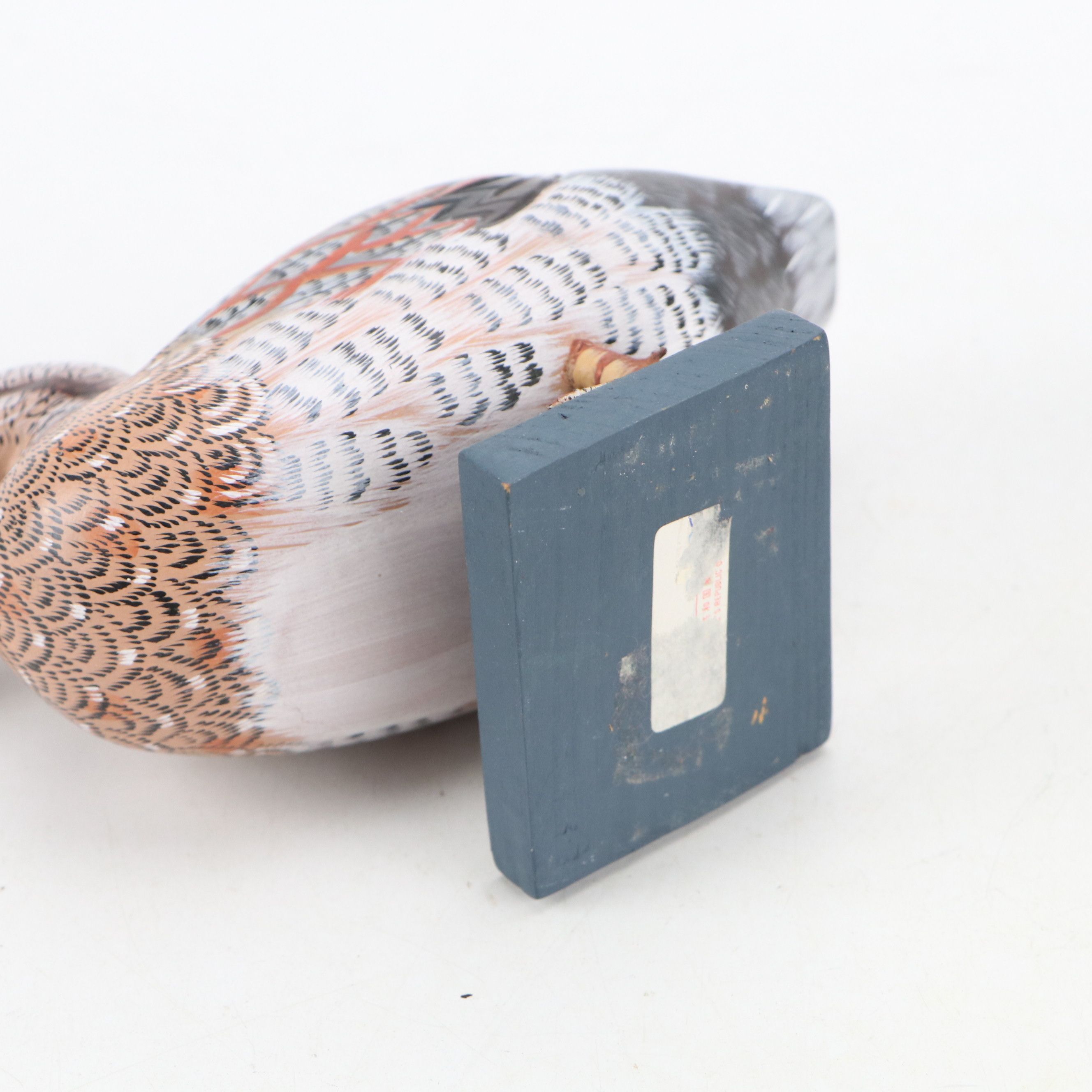 Hand-Painted Wooden Duck Figurines