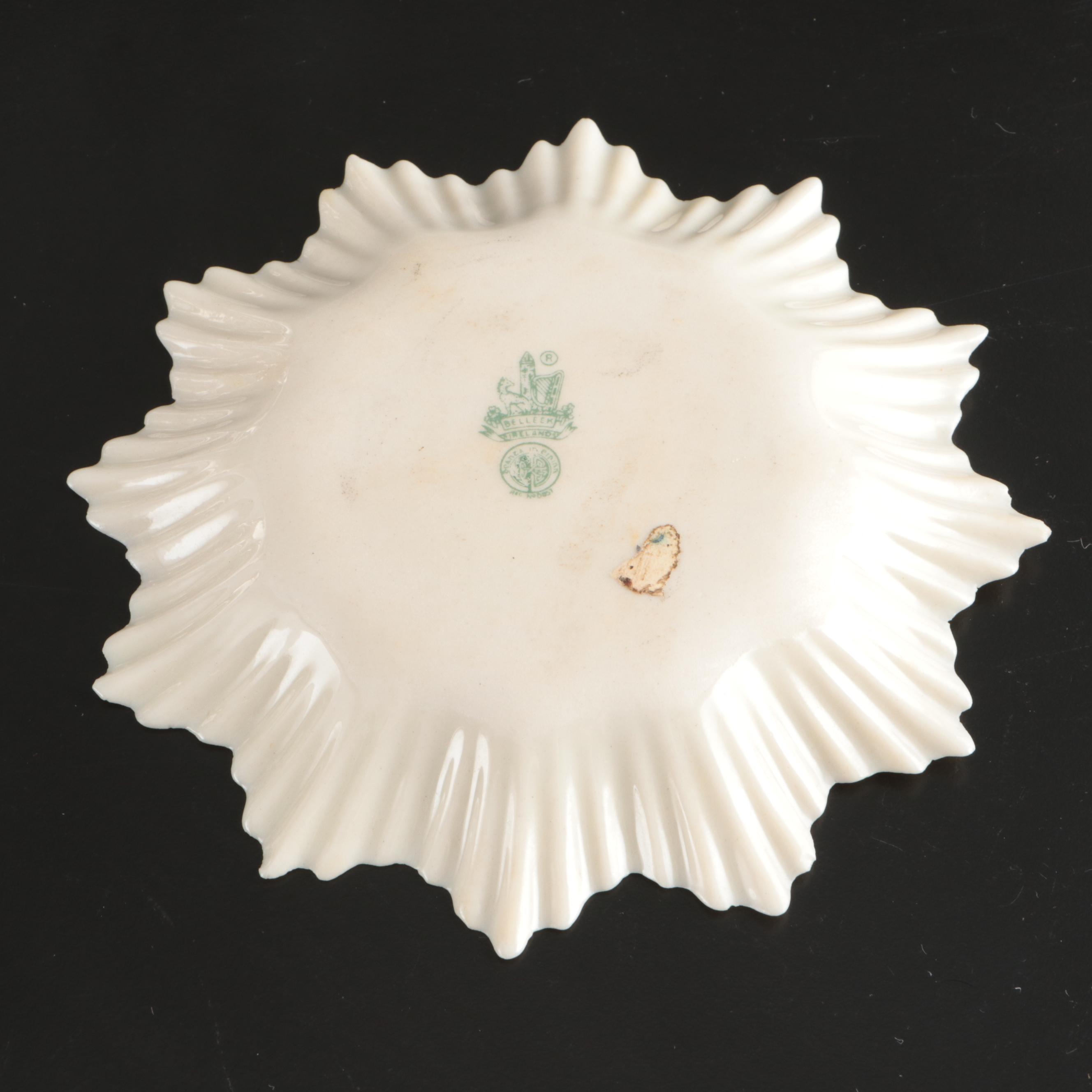 Belleek Dish, Fringe Studio Vase, and More Table Accessories
