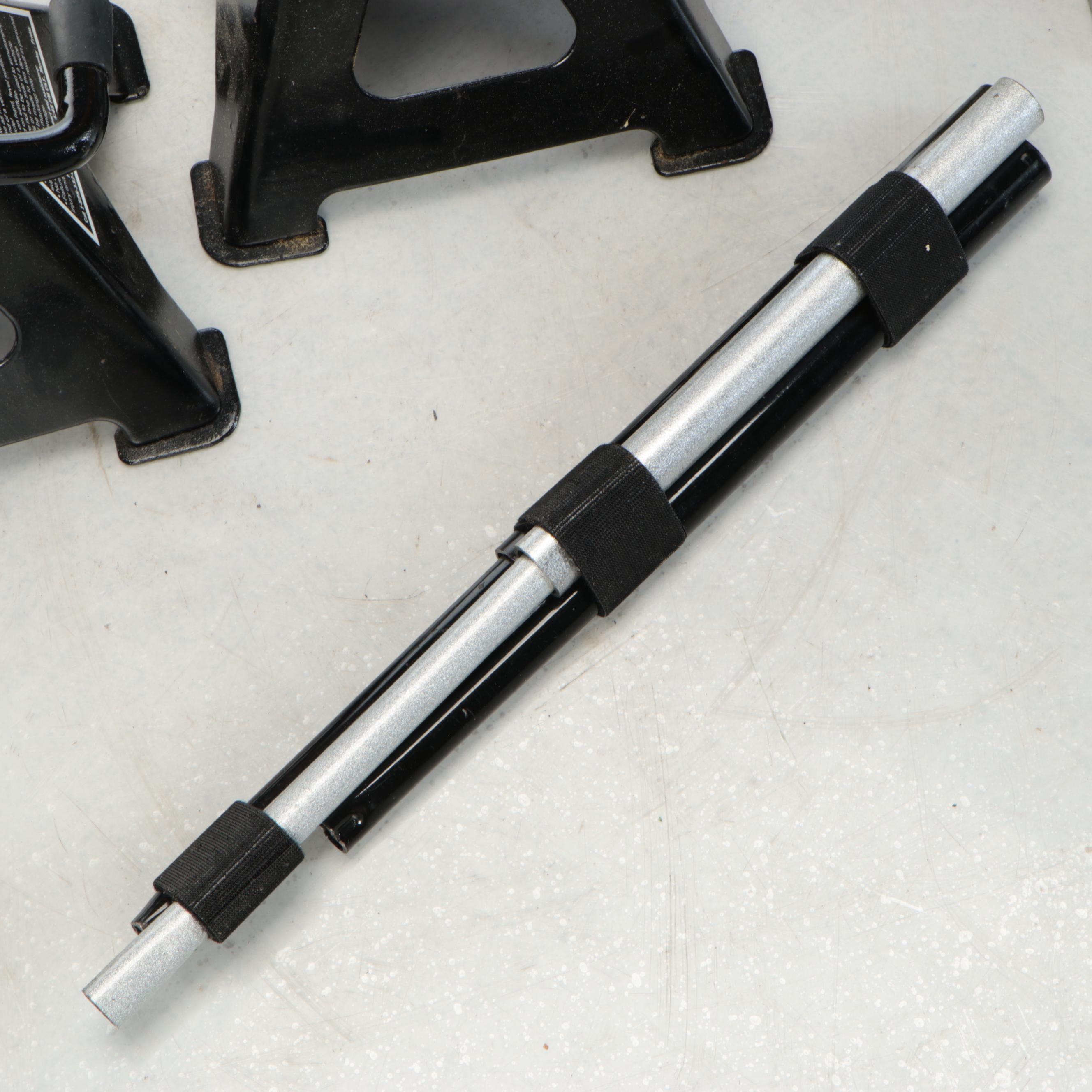 Craftsman Jack Stands with Sears and Husky Hydraulic Jacks