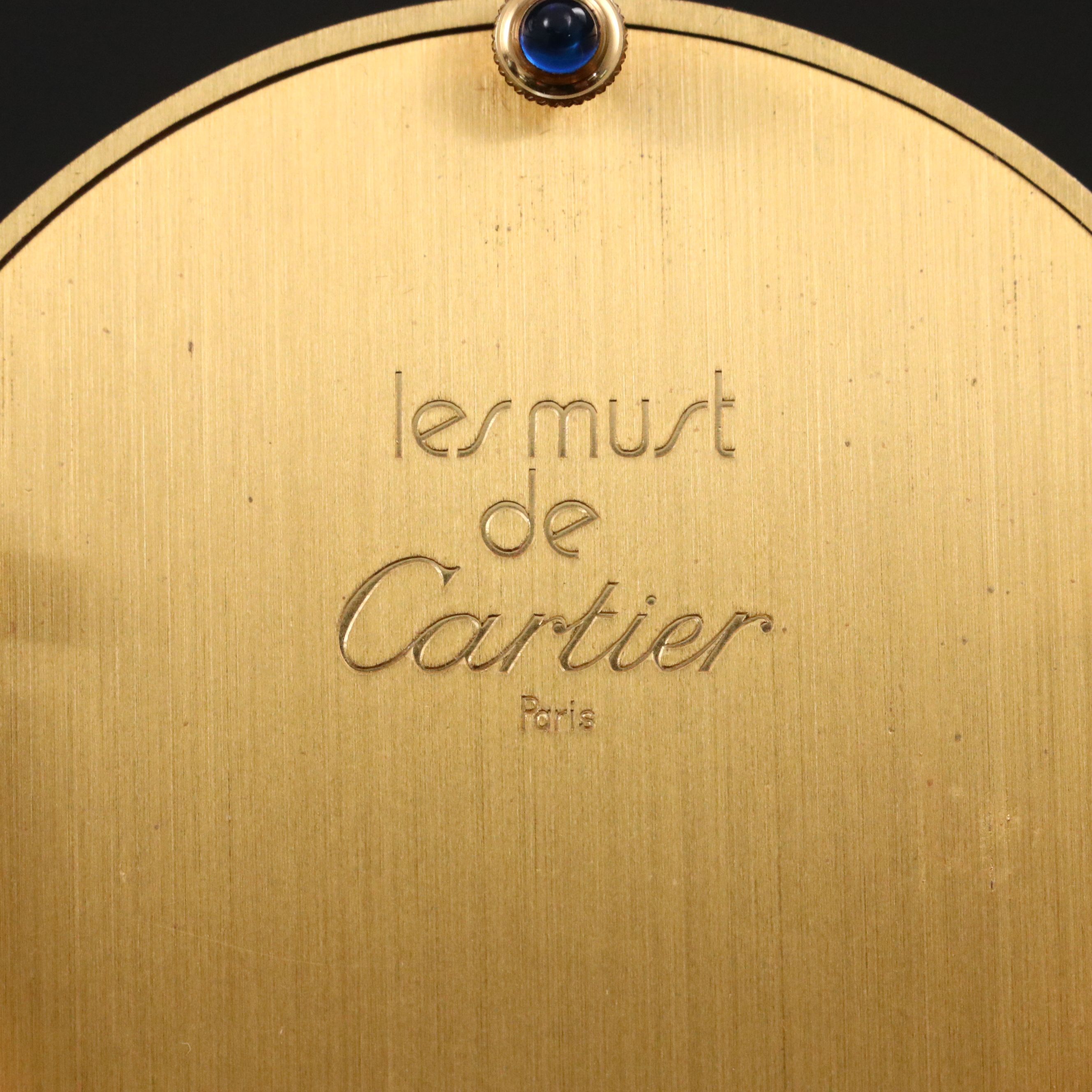 Les Must de Cartier Gilt Metal Photo Frame