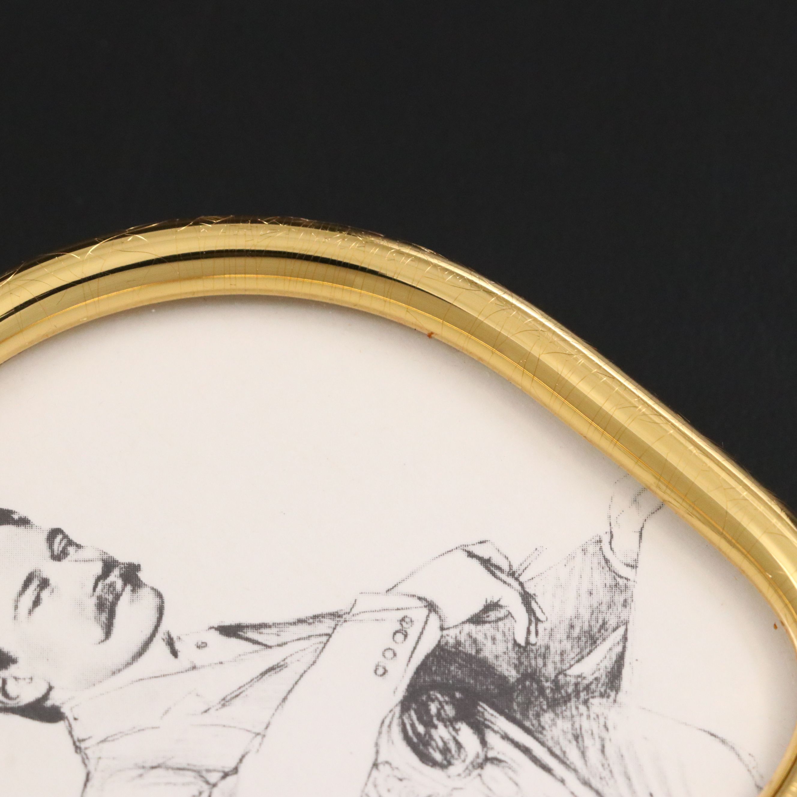 Les Must de Cartier Gilt Metal Photo Frame