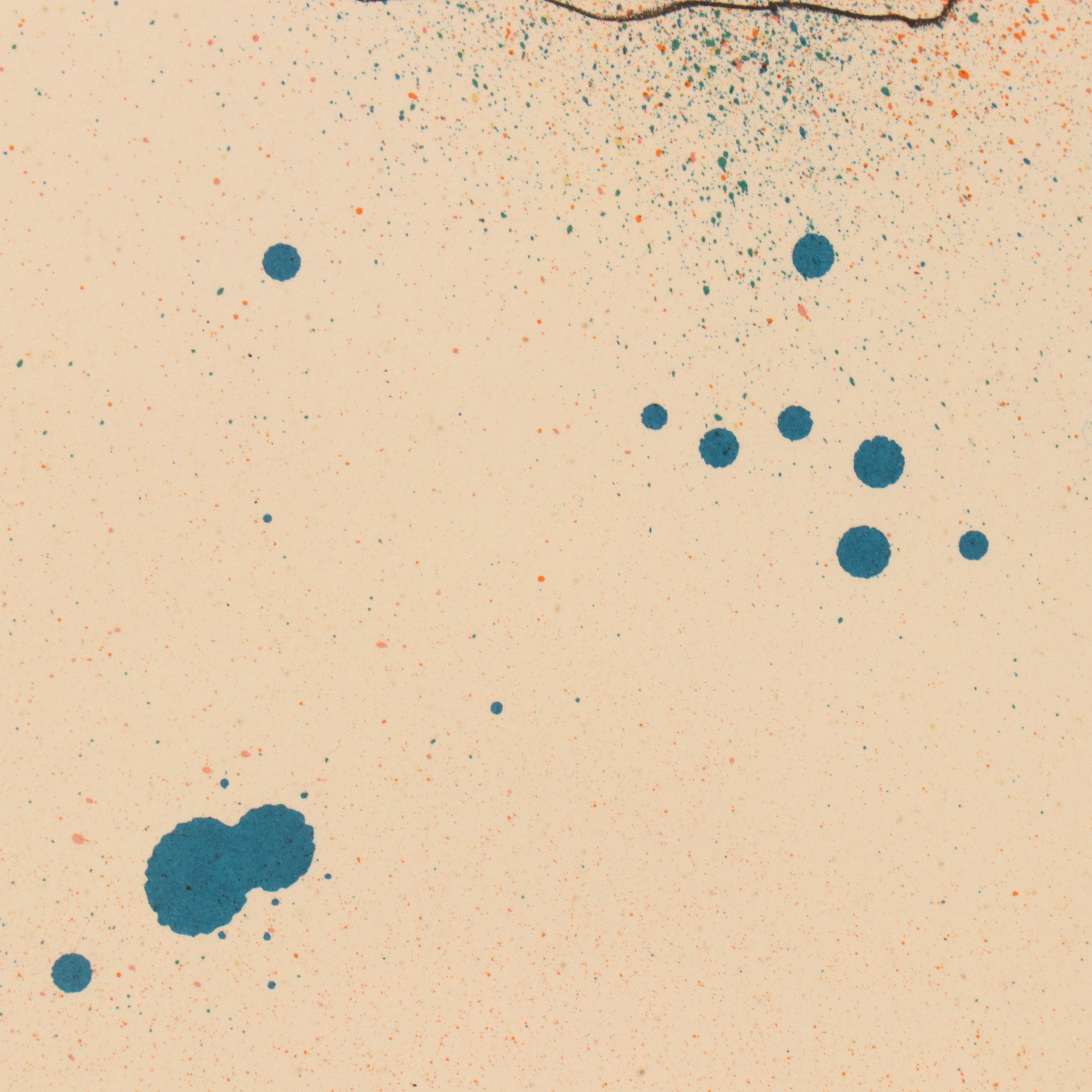 Jim Dine Color Lithograph Poster "Hands" for Städt. Kunsthalle Düssel, 1971