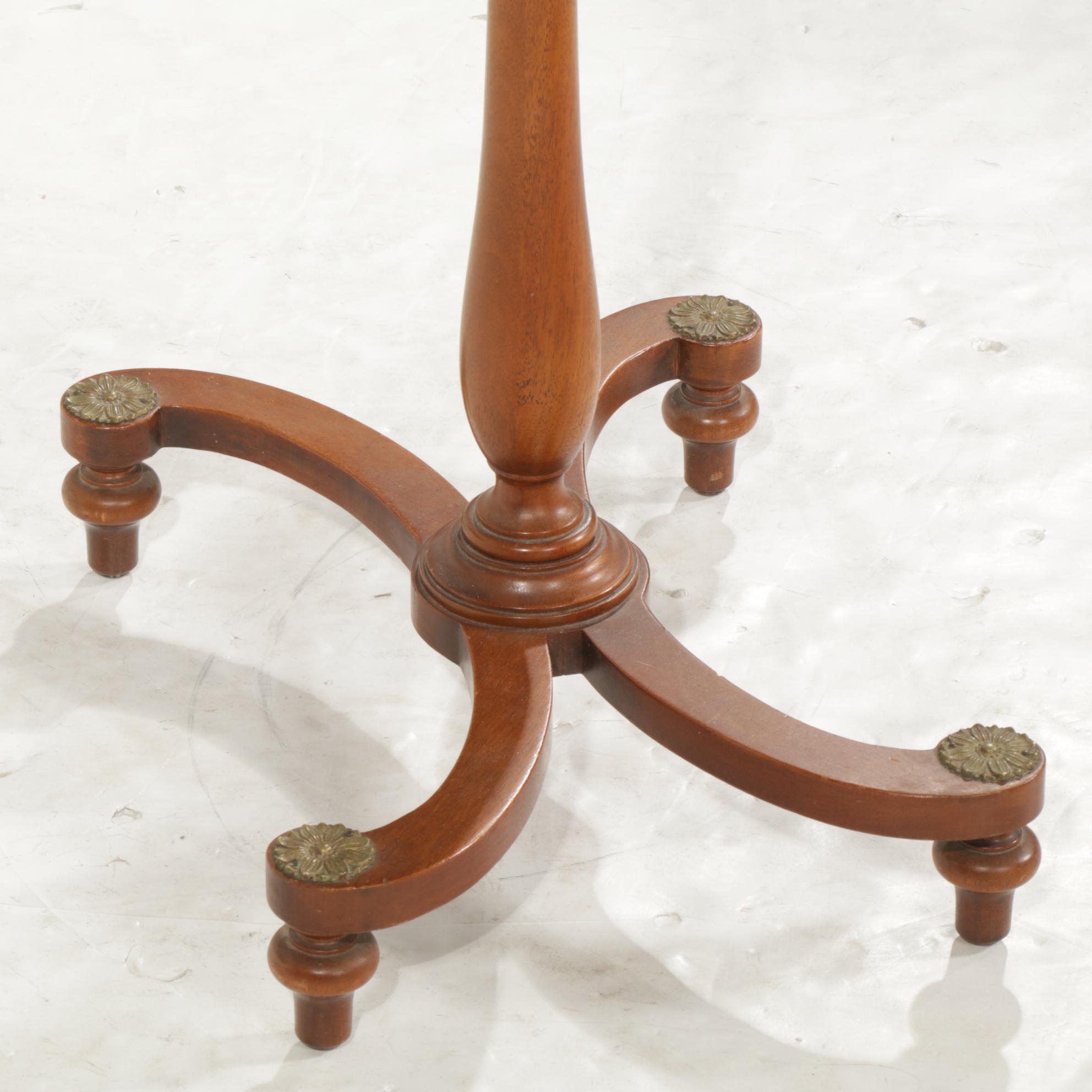 Mahogany "Dumb Waiter" Rotating Serving Stand