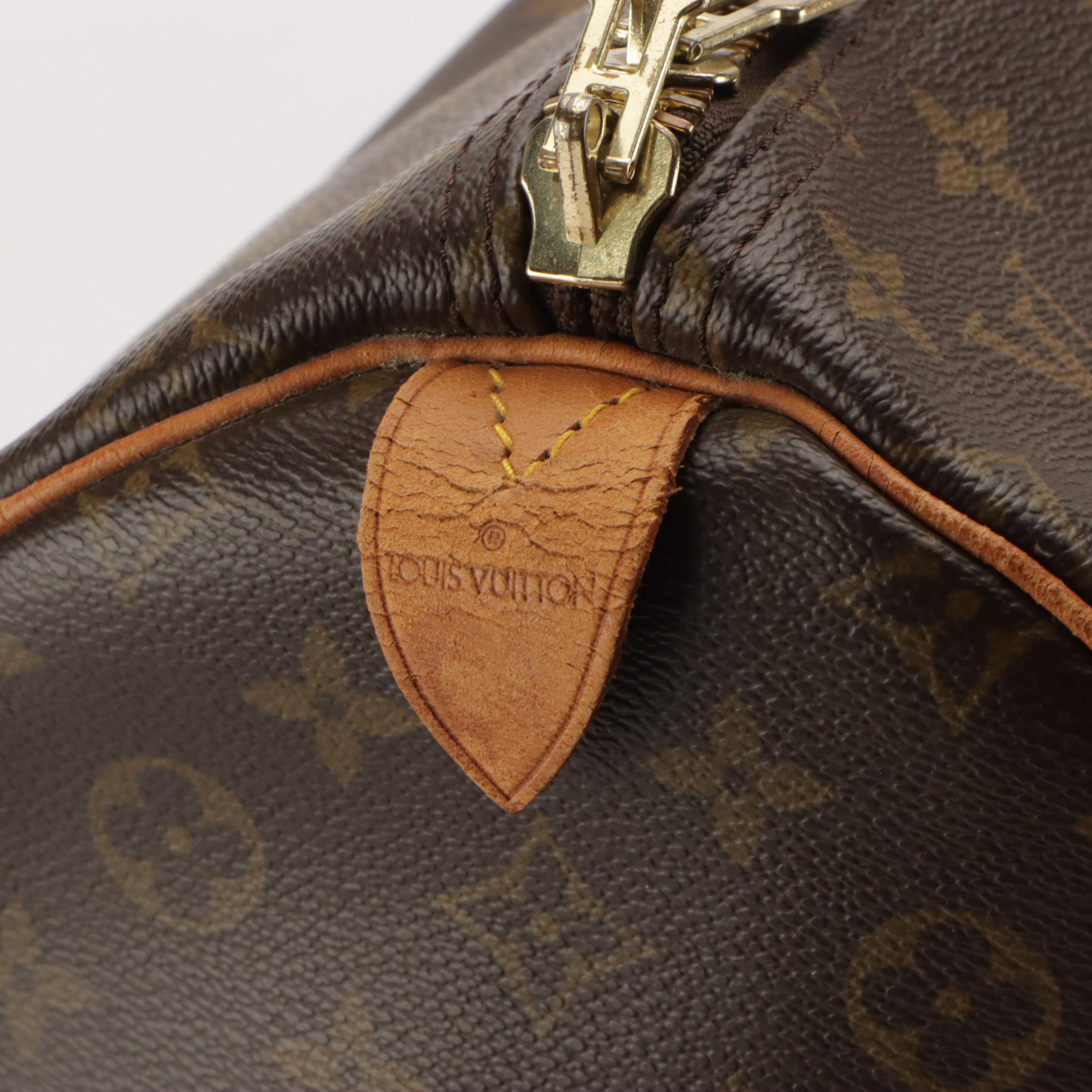 Louis Vuitton Keepall 55 in Monogram Canvas and Vachetta Leather