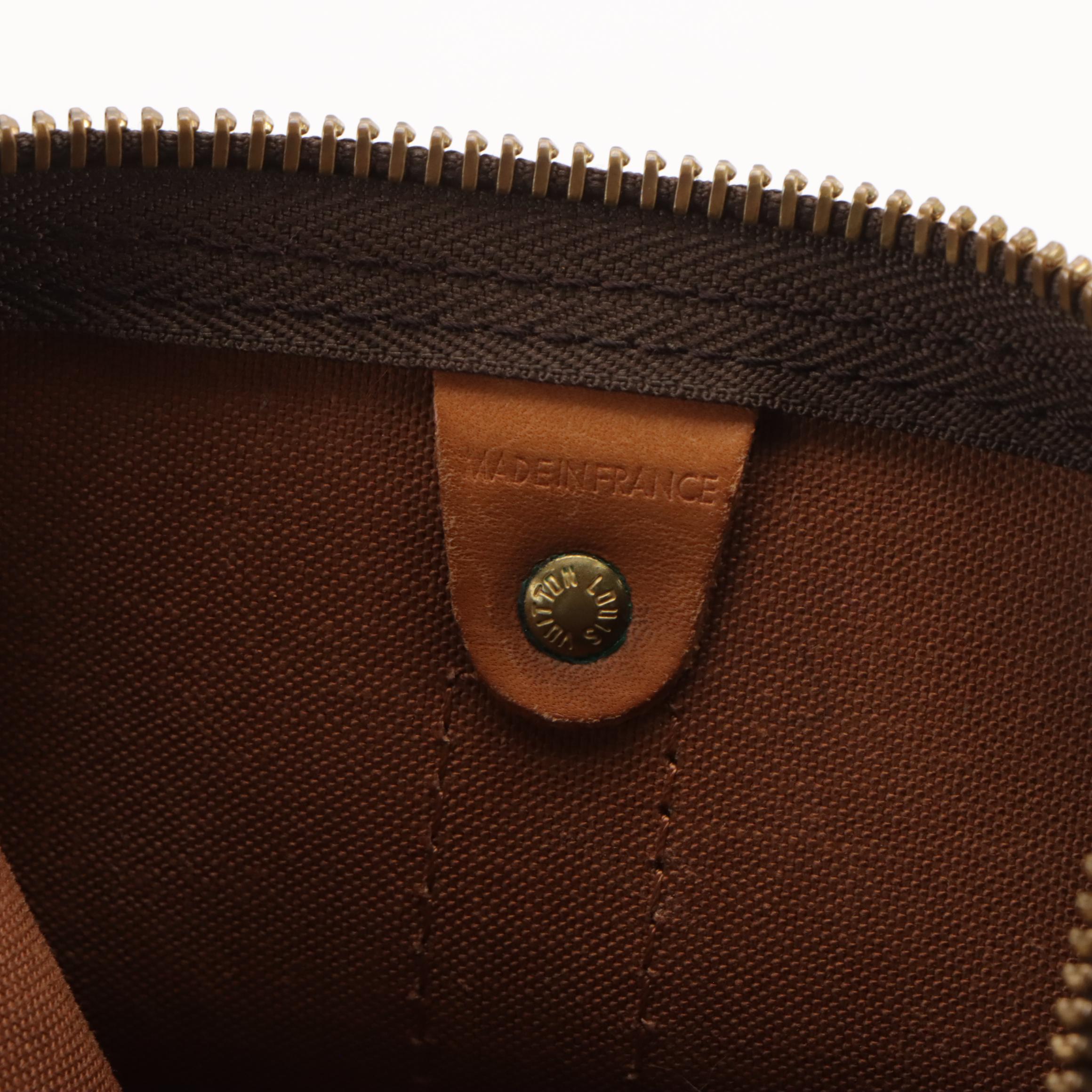 Louis Vuitton Keepall 55 in Monogram Canvas and Vachetta Leather