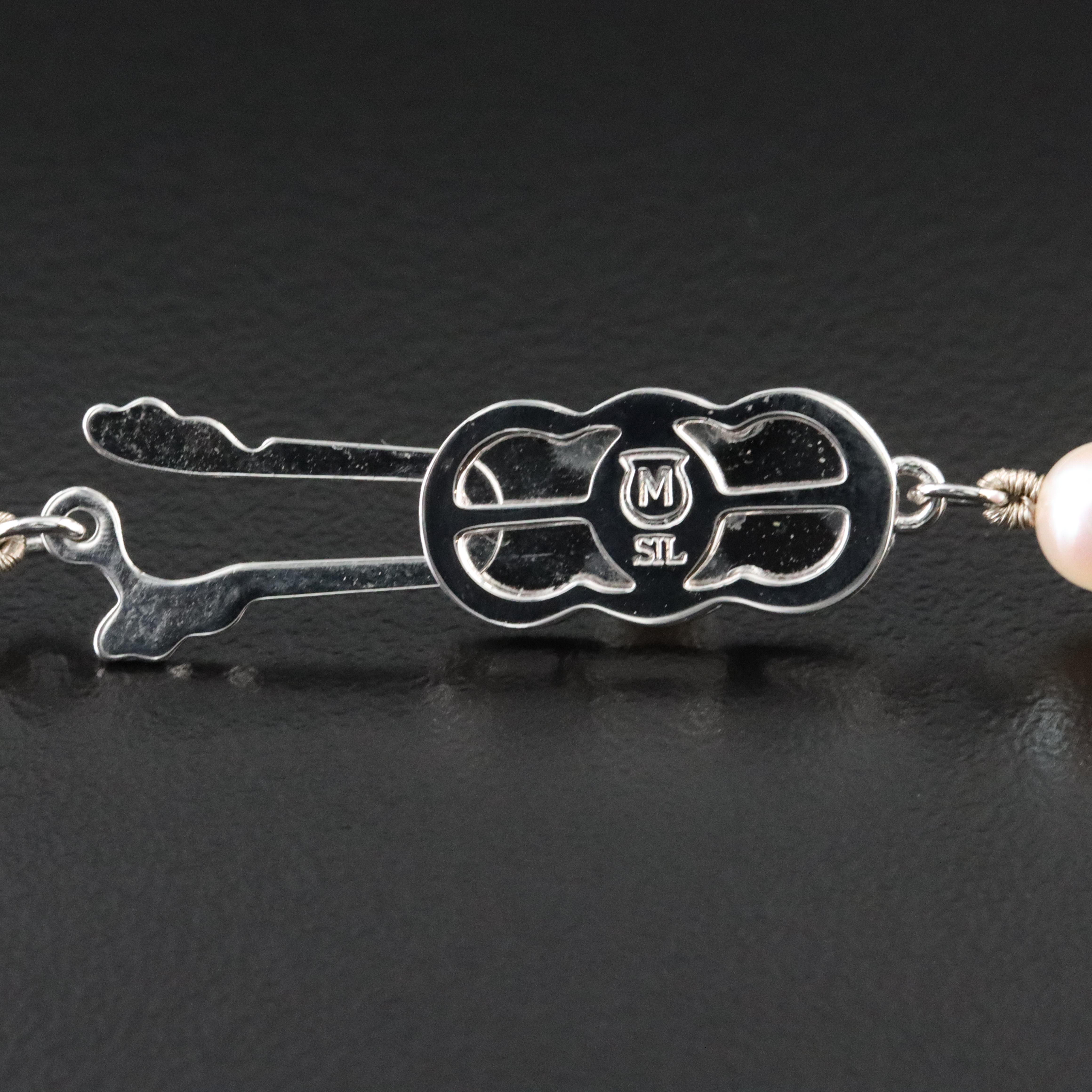 Mikimoto Pearl Necklace with Sterling Clasp