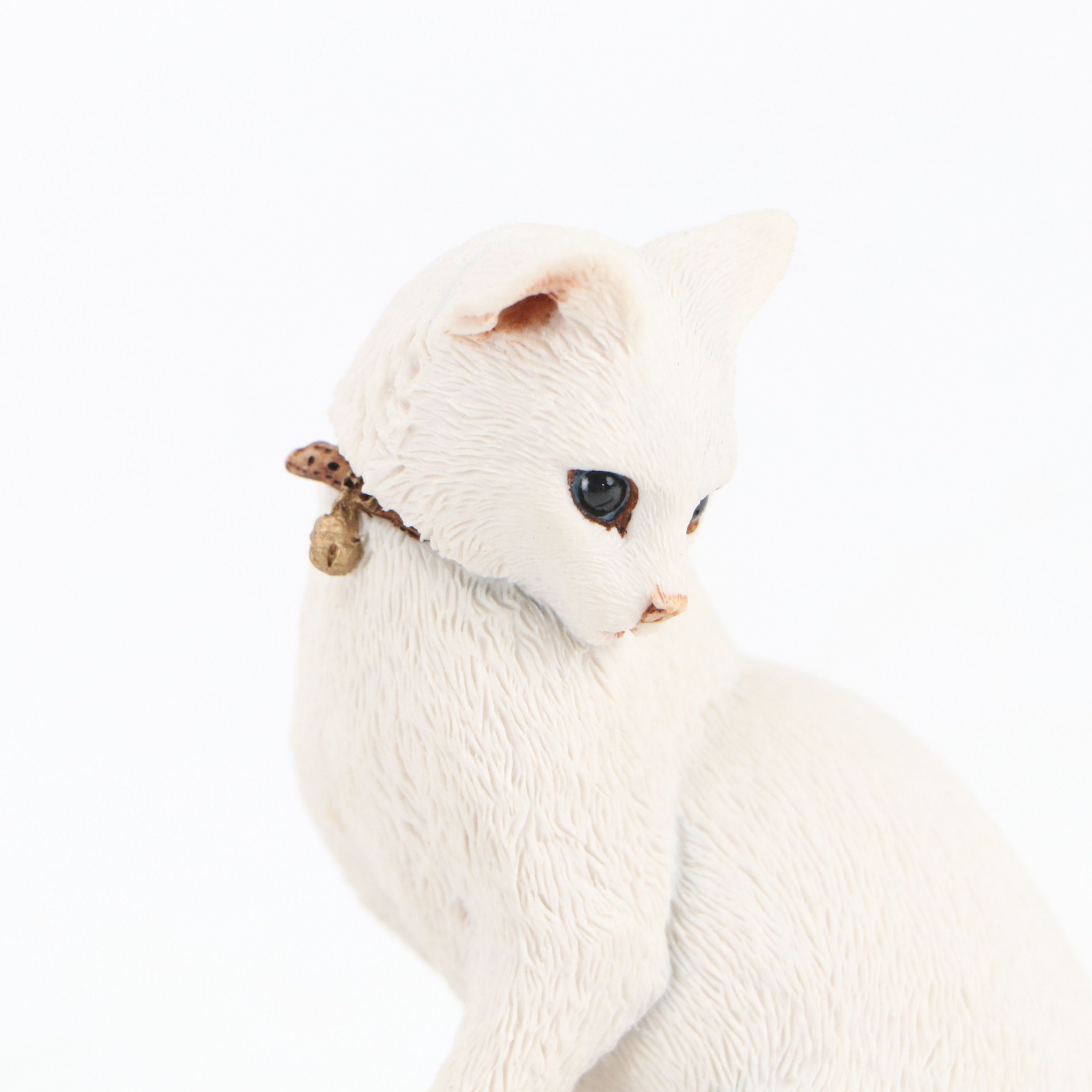 Goebel Porcelain Figural Group with Belleek Animals and Other Cat Figurine