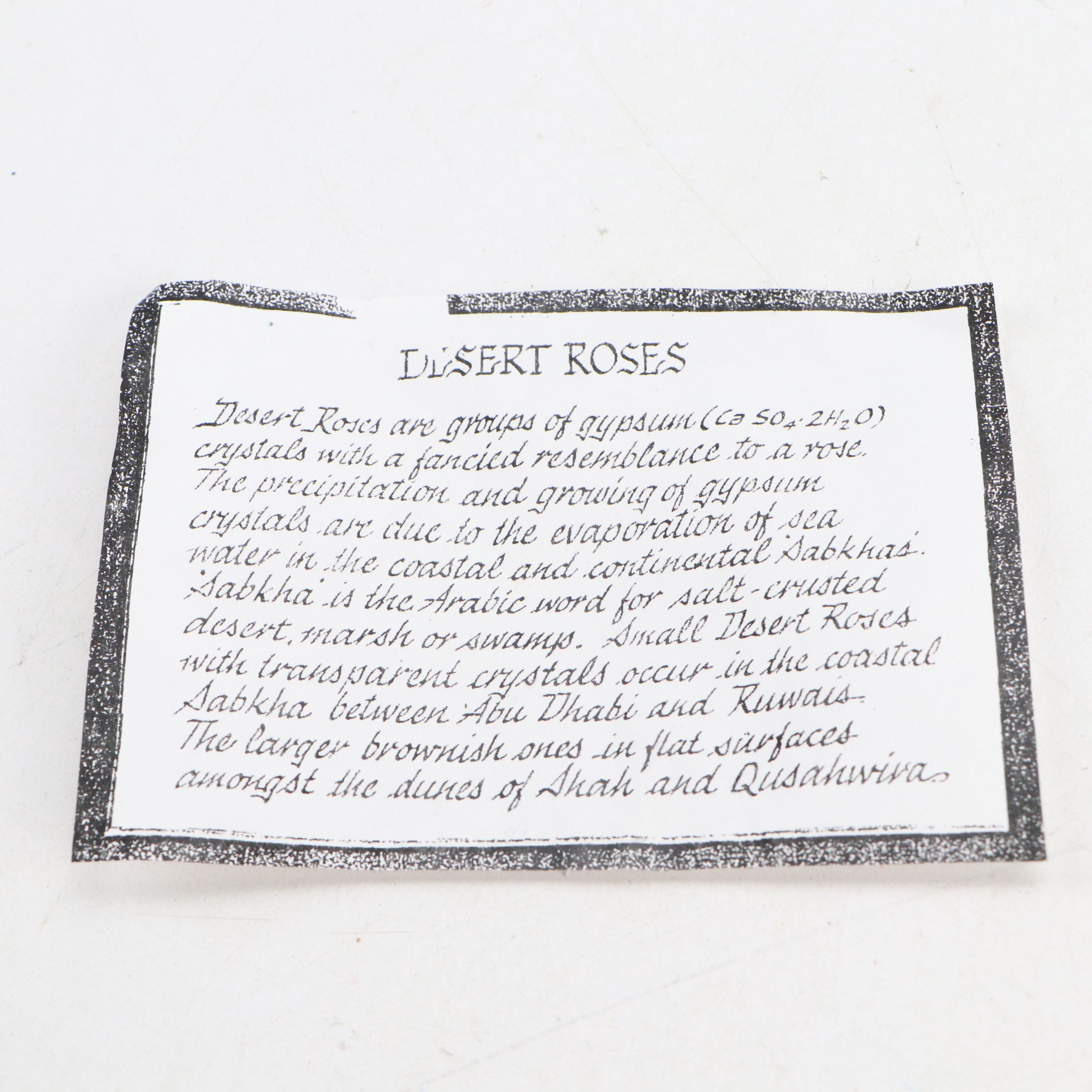 Gypsum Desert Rose Specimen Clusters