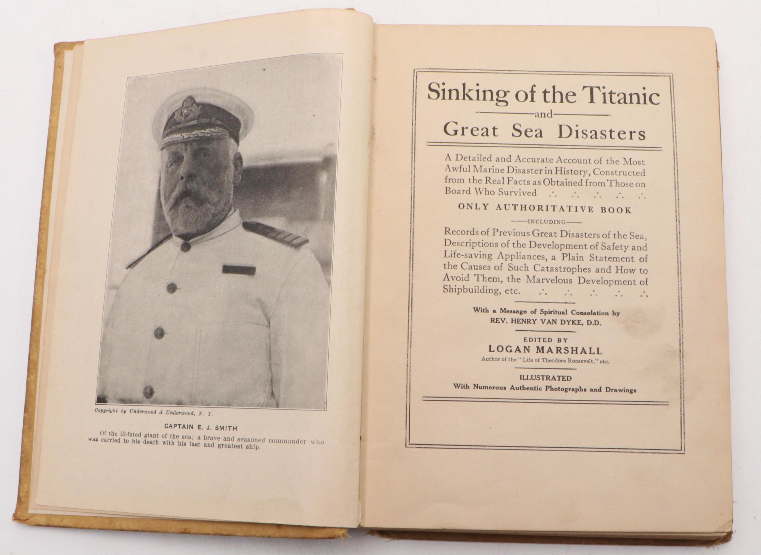 "The Sinking of the Titanic and Great Sea Disasters" by Logan Marshall, 1912