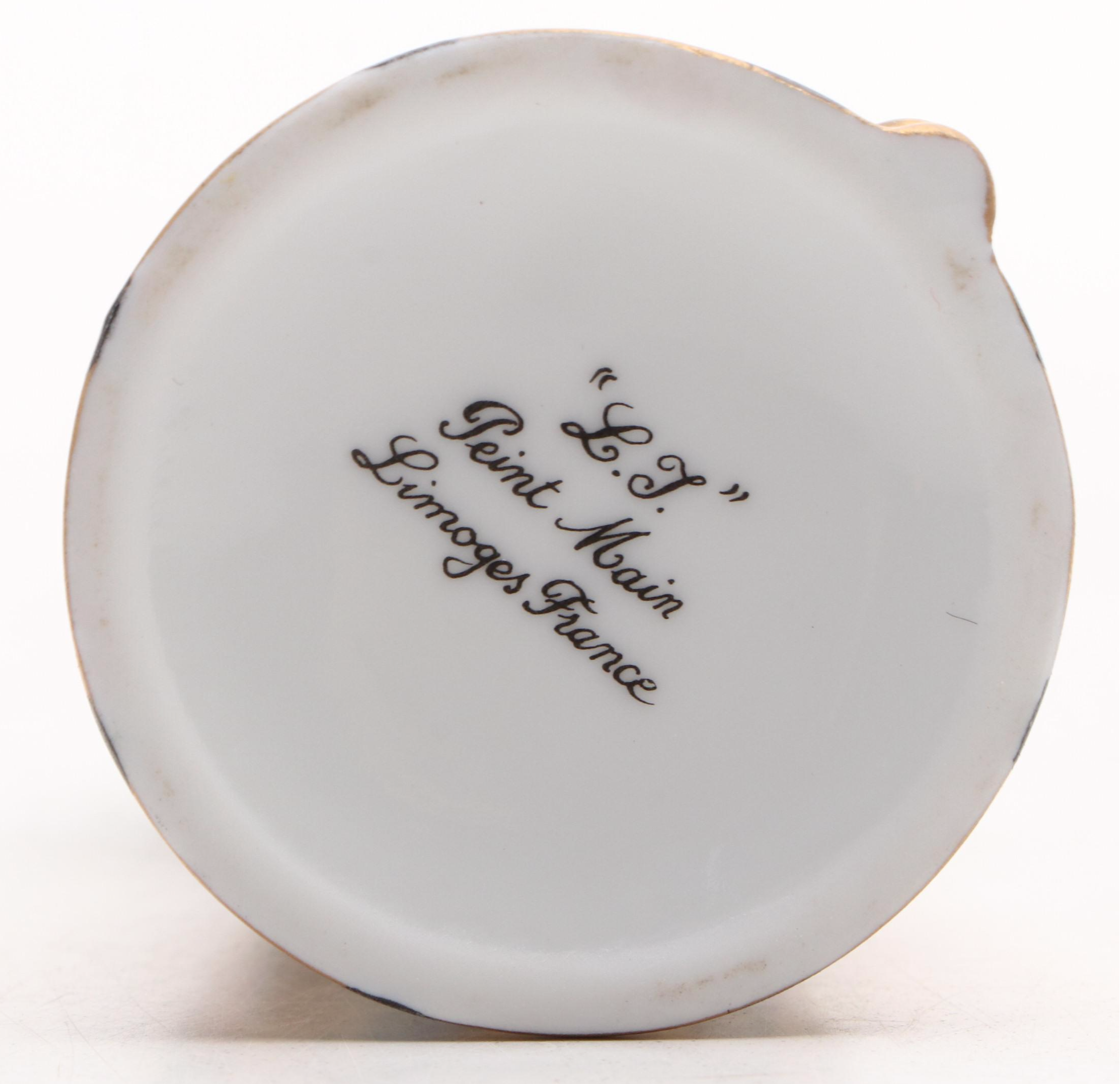 Limoges Porcelain Gumball Machine Shaped Box