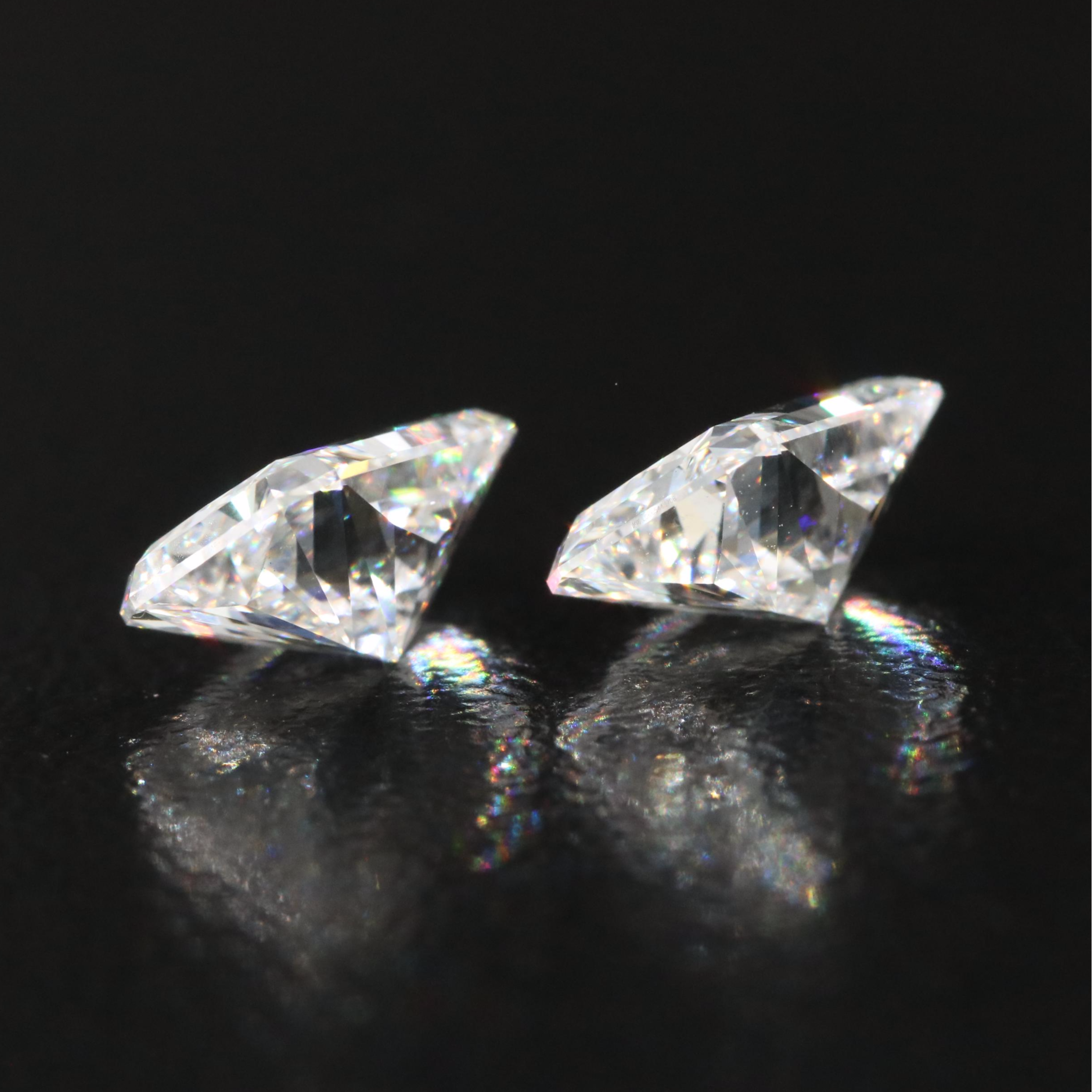 Loose 2.58 CTW Lab Grown Diamonds with IGI Reports