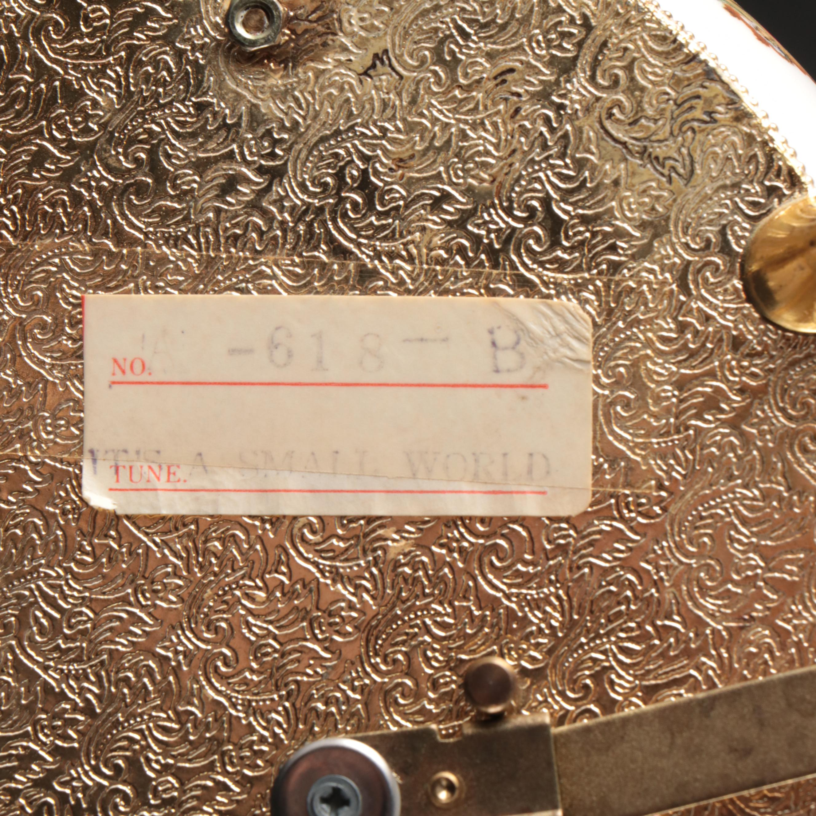 Ceramic and Metal Carousel Music Box