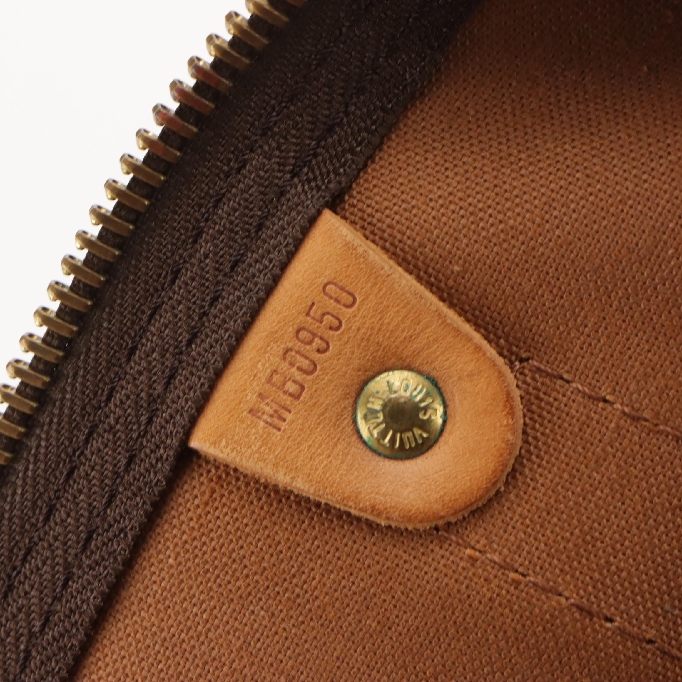 Louis Vuitton Keepall 50 in Monogram Canvas and Vachetta Leather